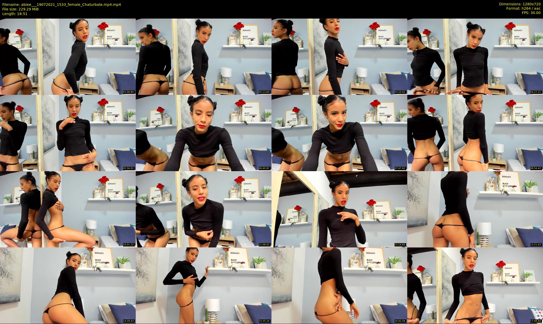 abiee__ — 19 minute Chaturbate female cam show recording, 720p, Jul 19, 2021