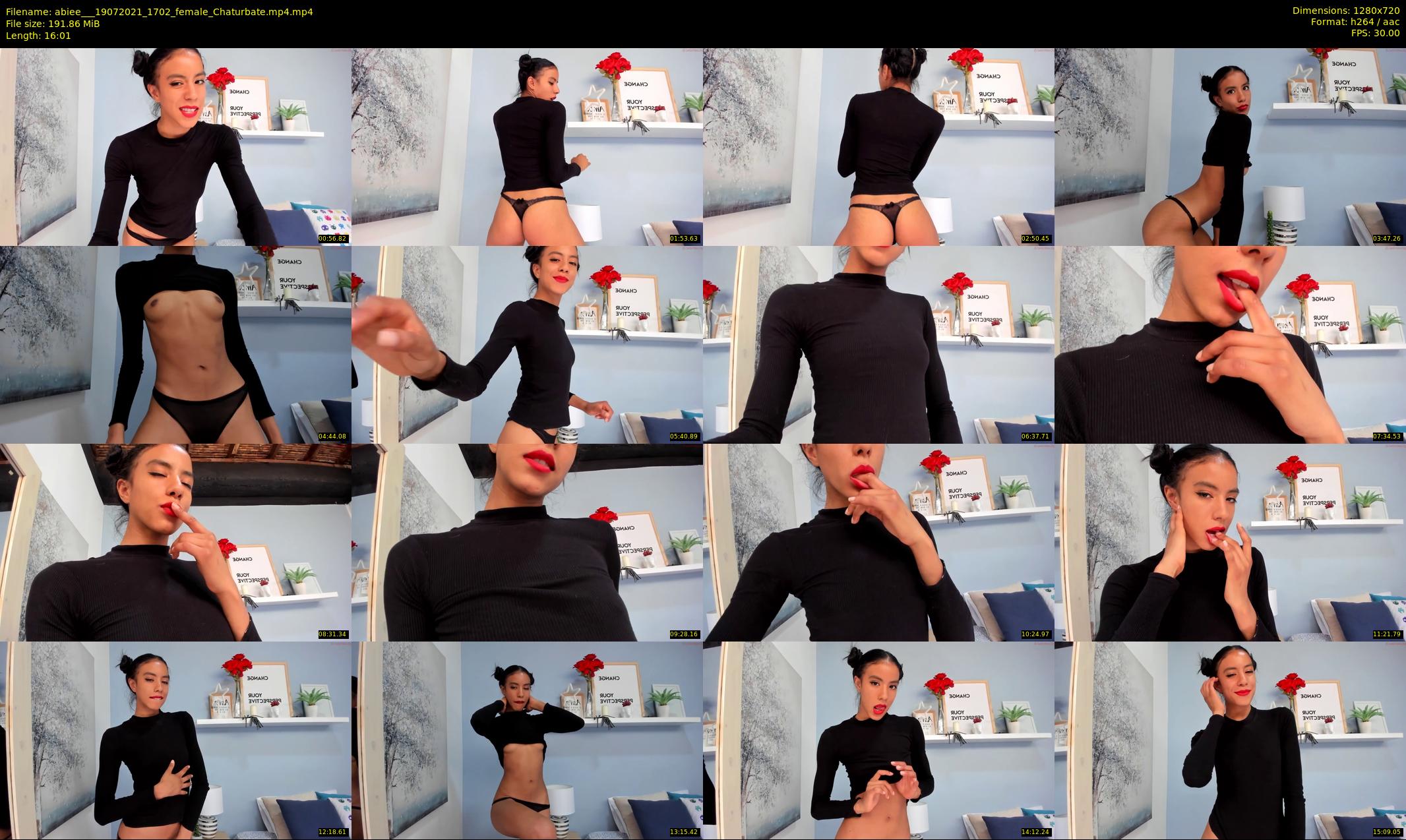 abiee__ — 17 minute Chaturbate female cam show recording, 720p, Jul 19, 2021