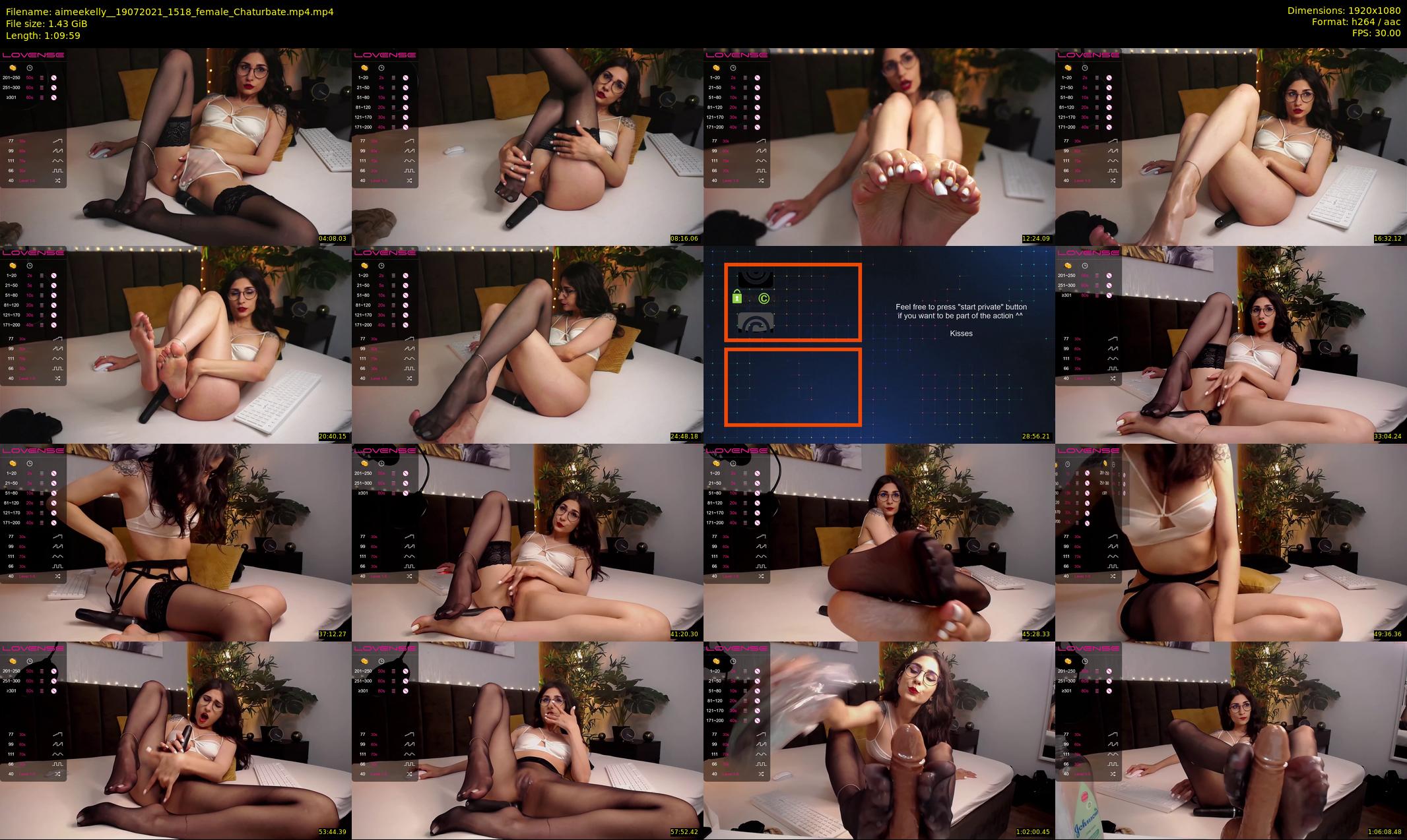 aimeekelly_ — 70 minute Chaturbate female cam show recording, 1080p, Jul 19, 2021