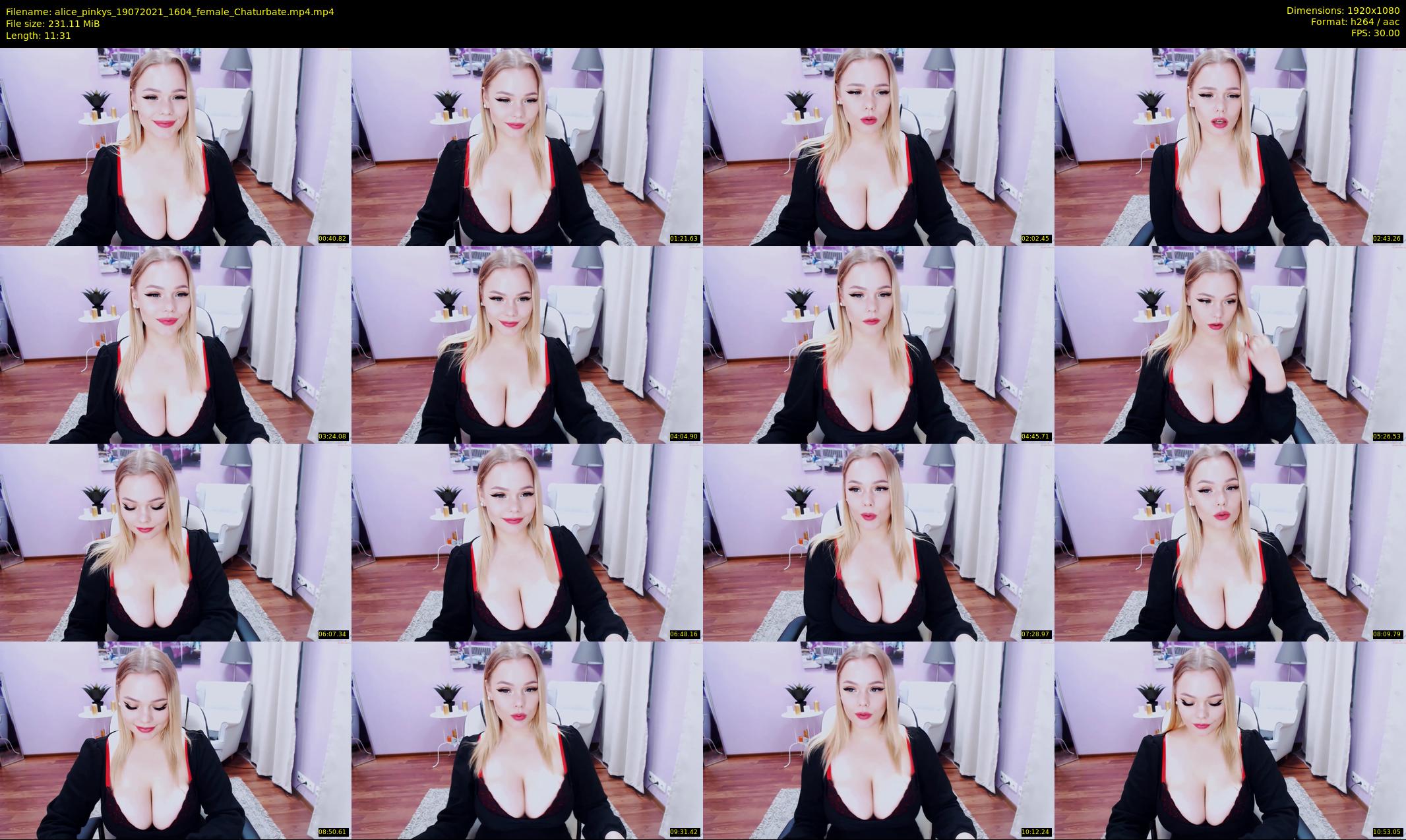 alice_pinkys — 12 minute Chaturbate female cam show recording, 1080p, Jul 19, 2021