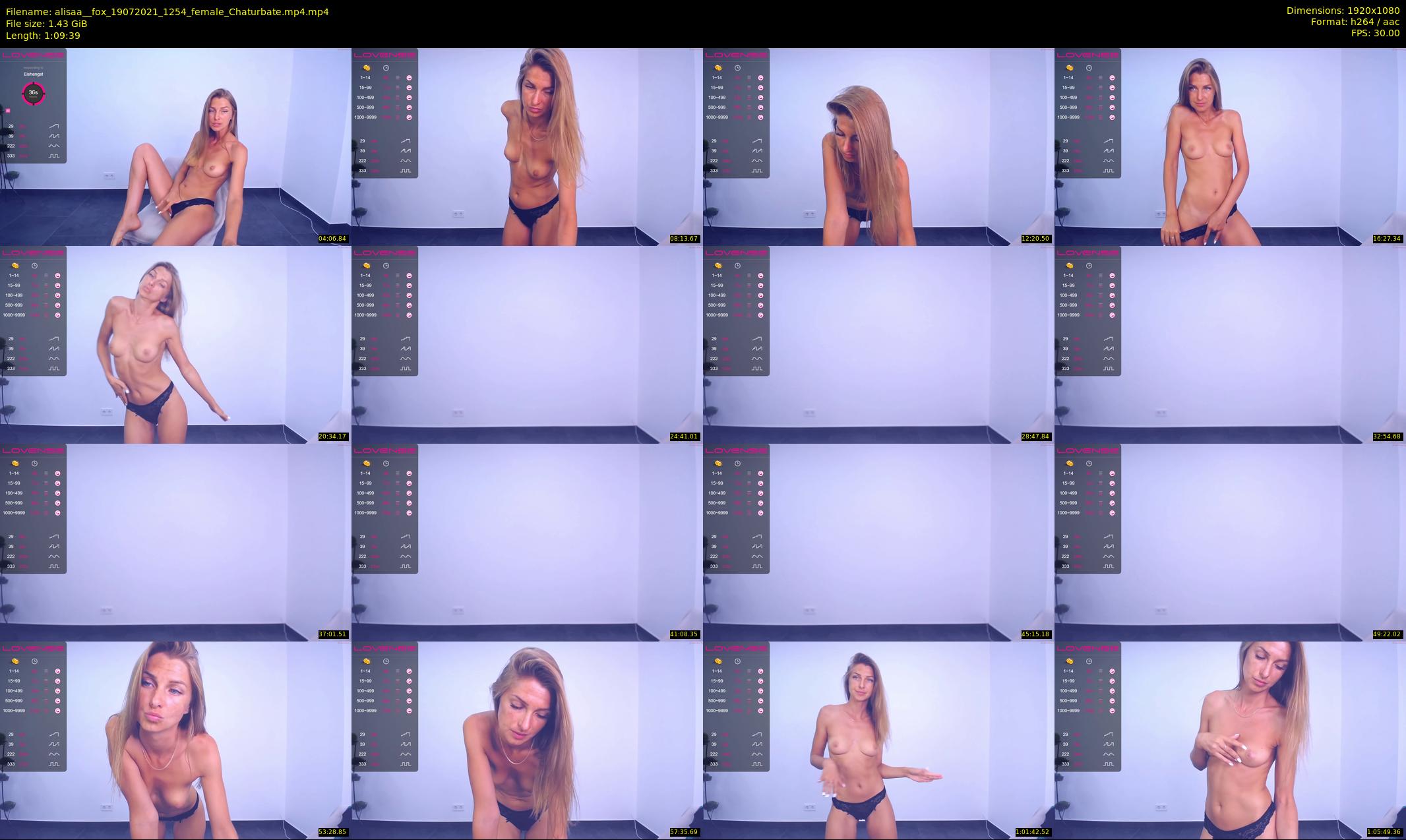 alisaa__fox — 70 minute Chaturbate female cam show recording, 1080p, Jul 19, 2021