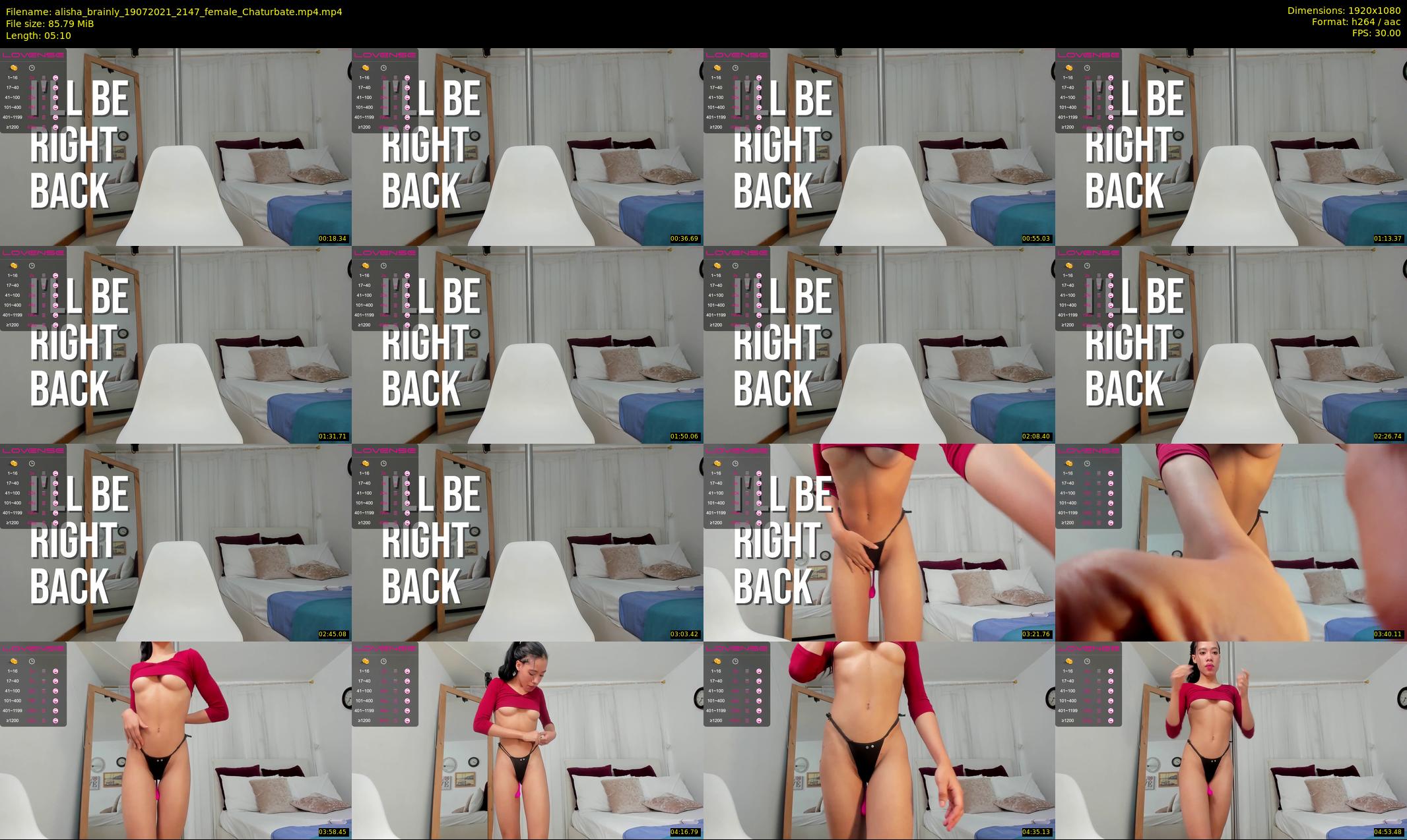 alisha_brainly — 6 minute Chaturbate female cam show recording, 1080p, Jul 19, 2021