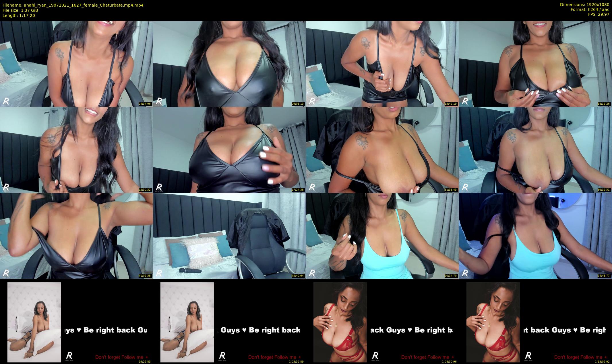anahi_ryan — 78 minute Chaturbate female cam show recording, 1080p, Jul 19, 2021