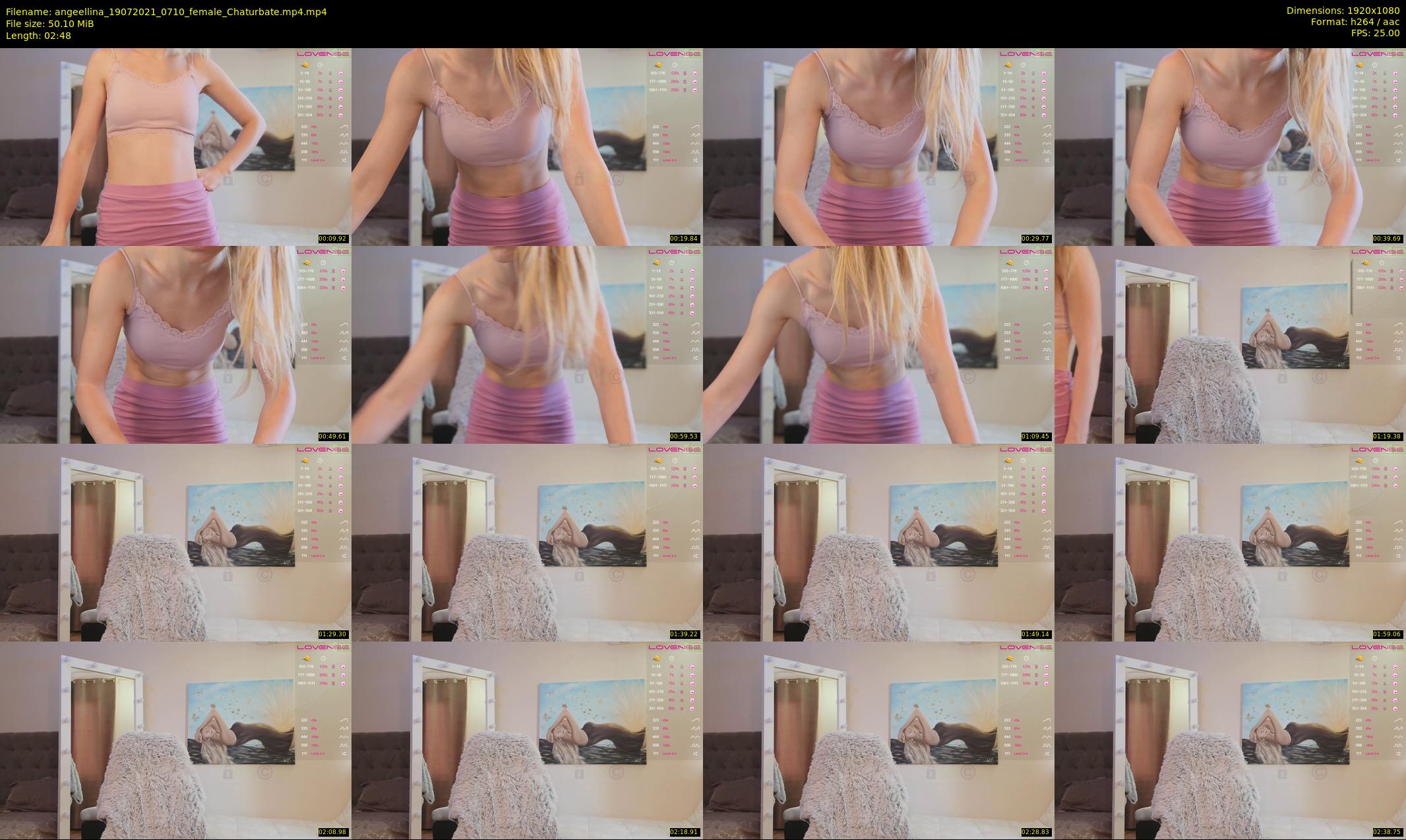 angeellina — 3 minute Chaturbate female cam show recording, 1080p, Jul 19, 2021