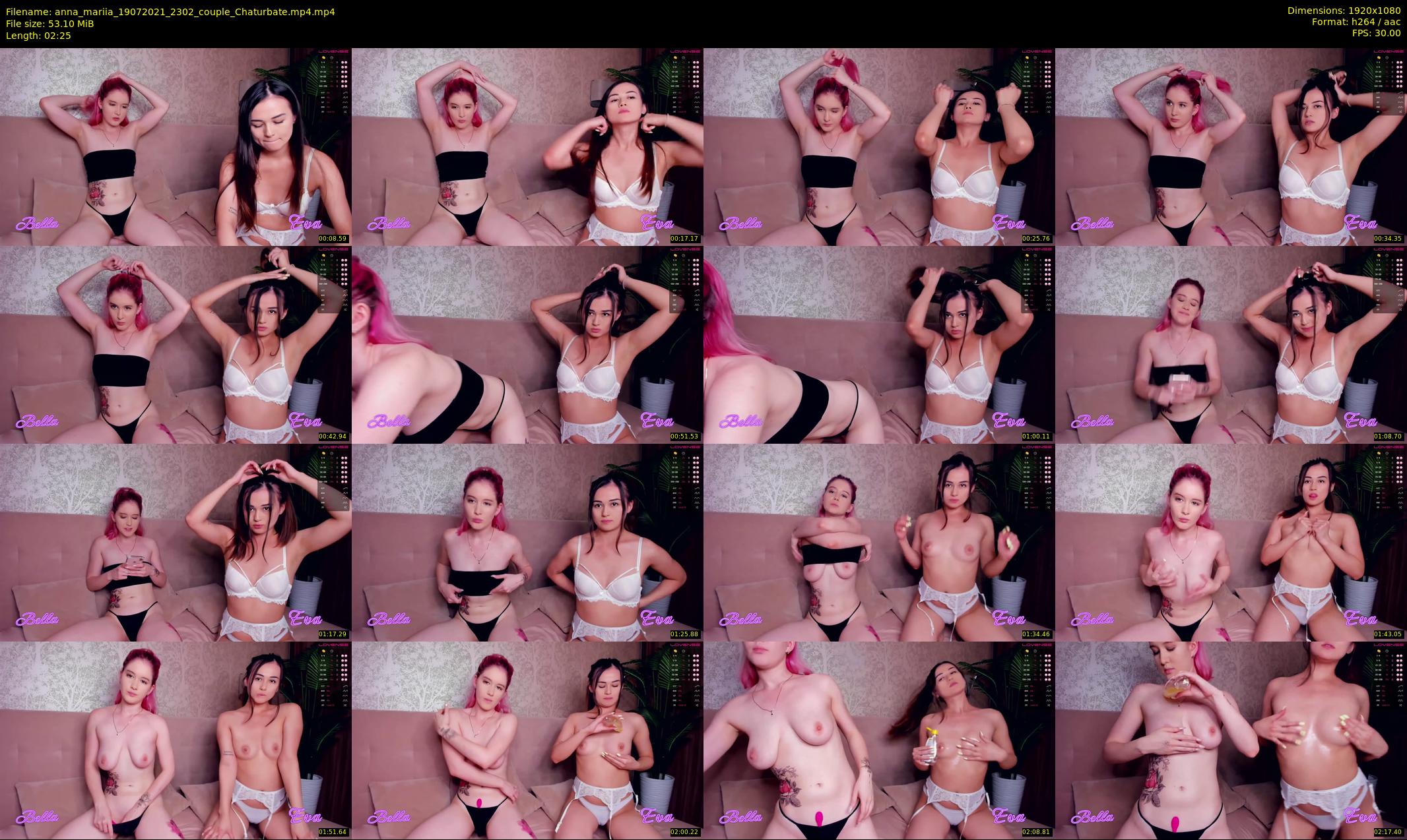 anna_mariia — 3 minute Chaturbate couple cam show recording, 1080p, Jul 19, 2021