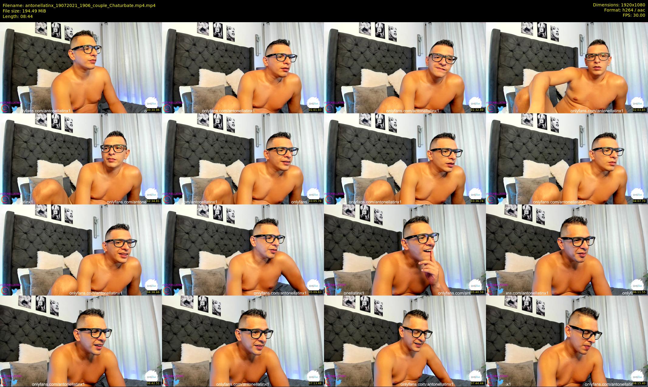 antonellatinx — 9 minute Chaturbate couple cam show recording, 1080p, Jul 19, 2021