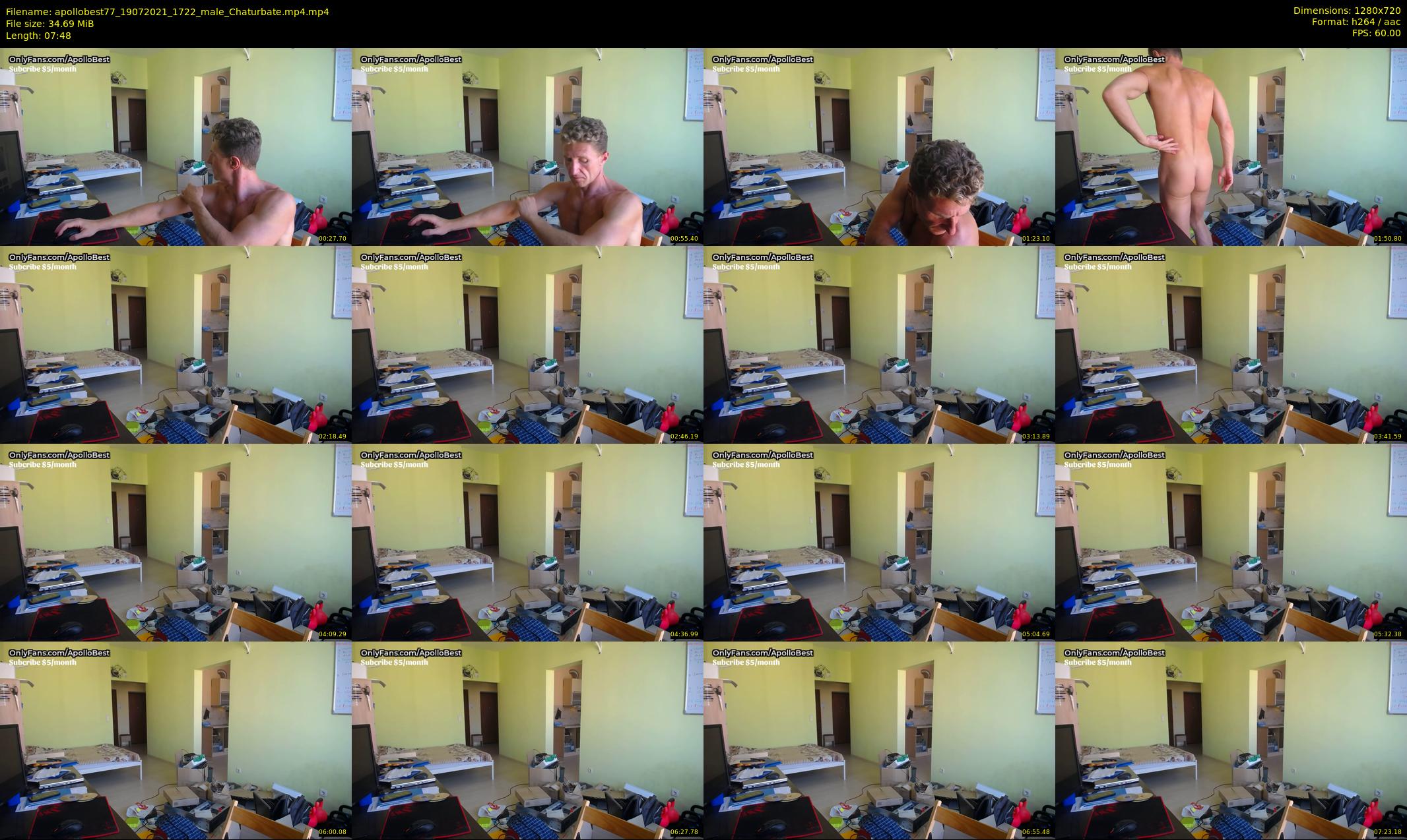 apollobest77 — 8 minute Chaturbate male cam show recording, 720p, Jul 19, 2021