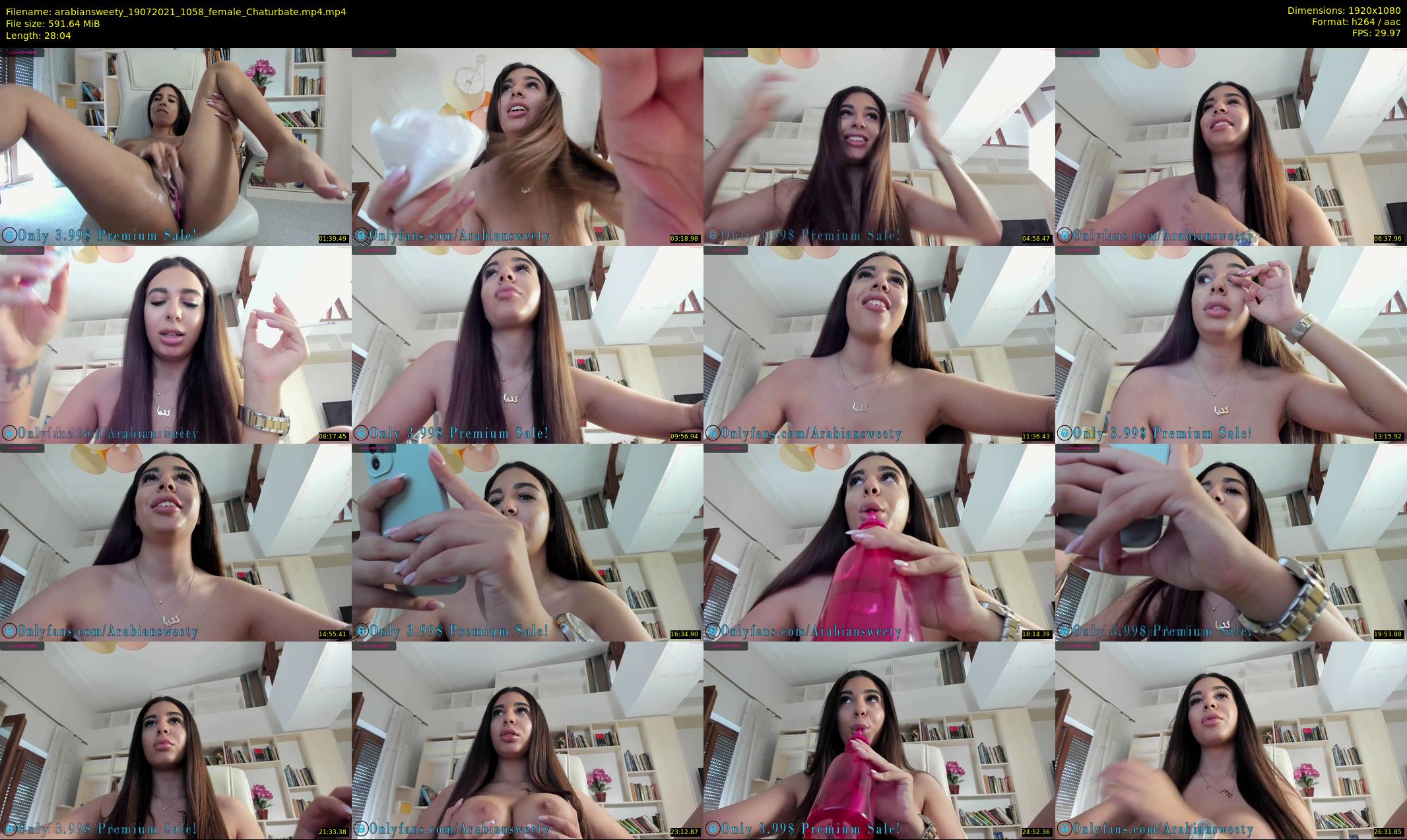 arabiansweety — 29 minute Chaturbate female cam show recording, 1080p, Jul 19, 2021