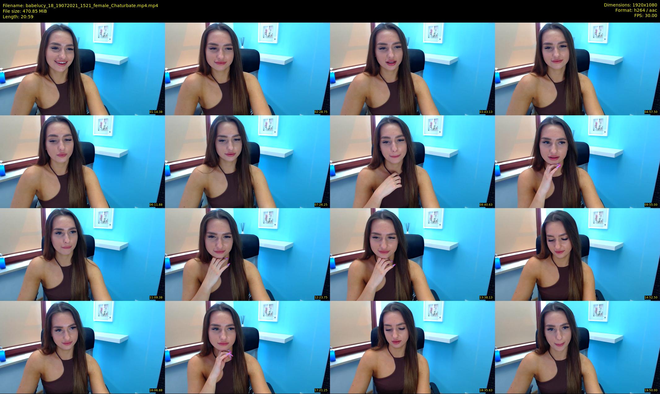 babelucy_18 — 21 minute Chaturbate female cam show recording, 1080p, Jul 19, 2021