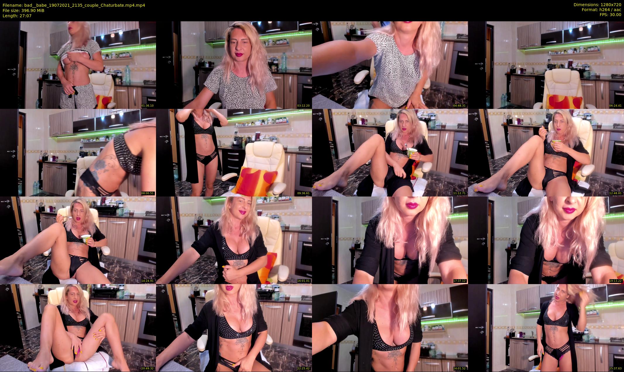 bad__babe — 28 minute Chaturbate female cam show recording, 720p, Jul 19, 2021