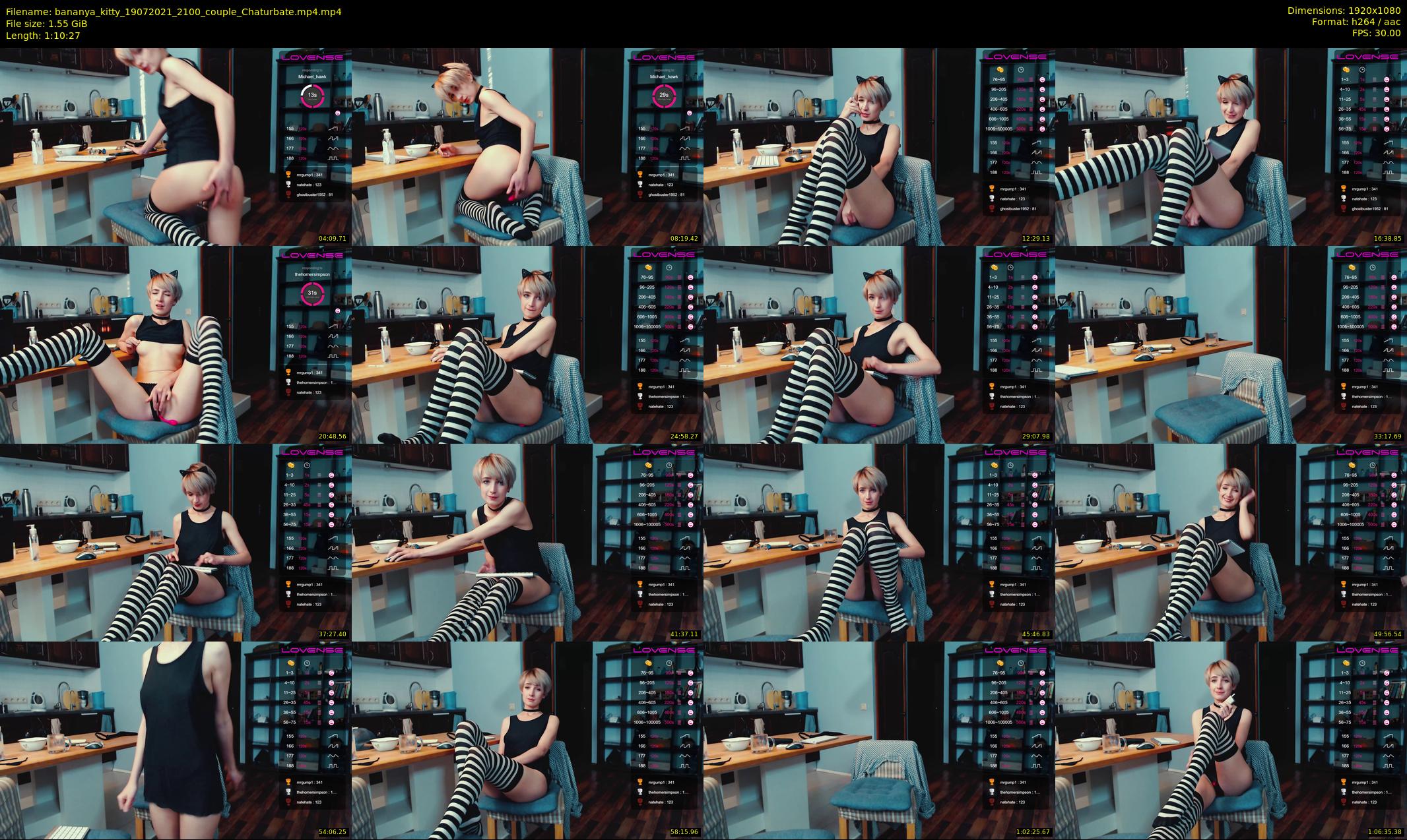 bananya_kitty — 71 minute Chaturbate couple cam show recording, 1080p, Jul 19, 2021