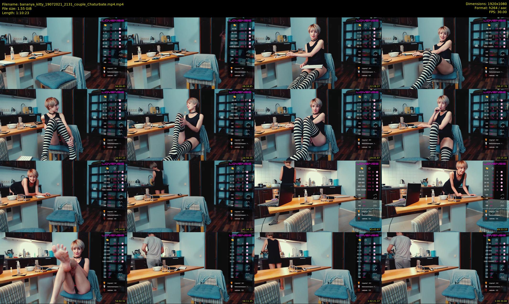 bananya_kitty — 71 minute Chaturbate couple cam show recording, 1080p, Jul 19, 2021
