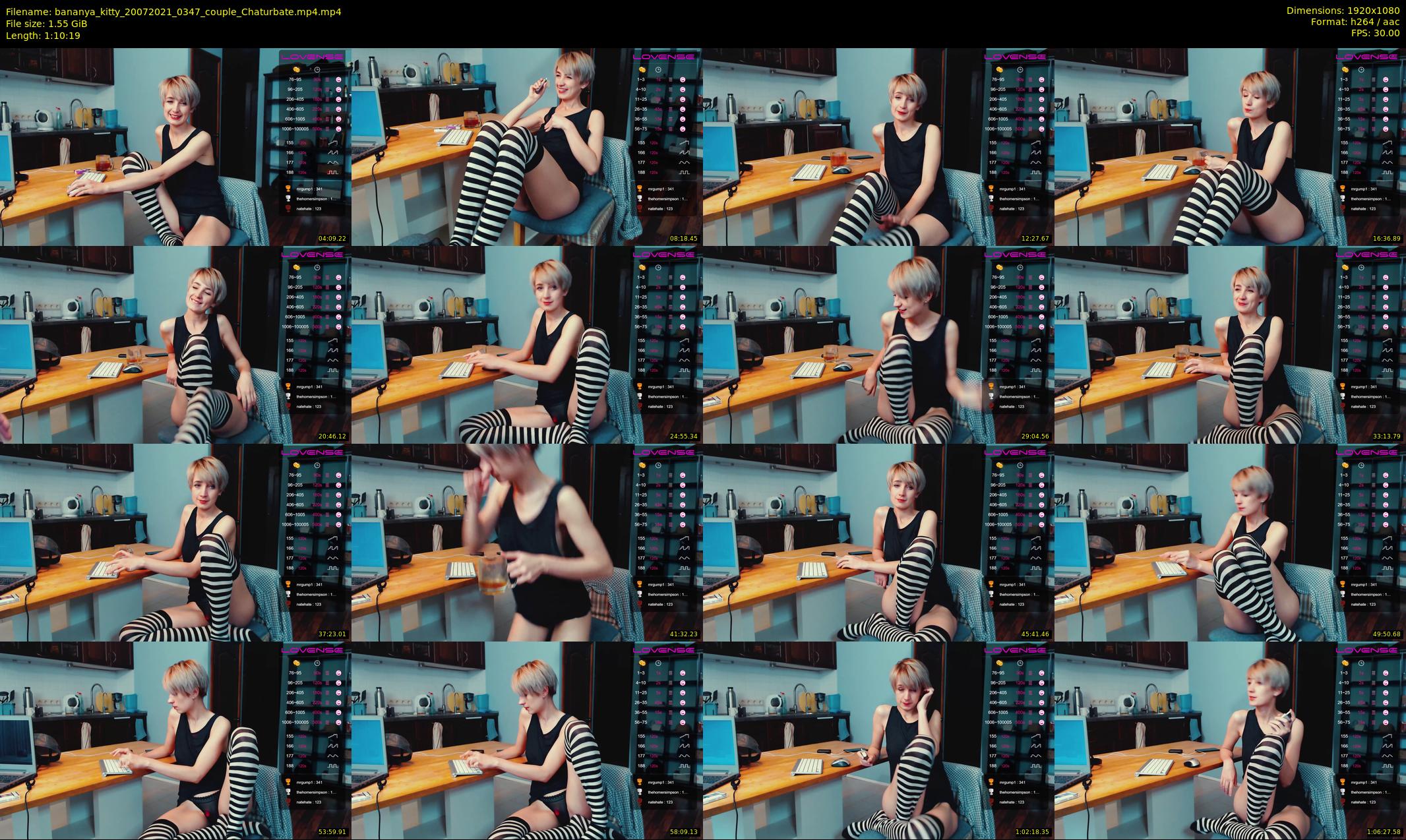 bananya_kitty — 71 minute Chaturbate couple cam show recording, 1080p, Jul 20, 2021