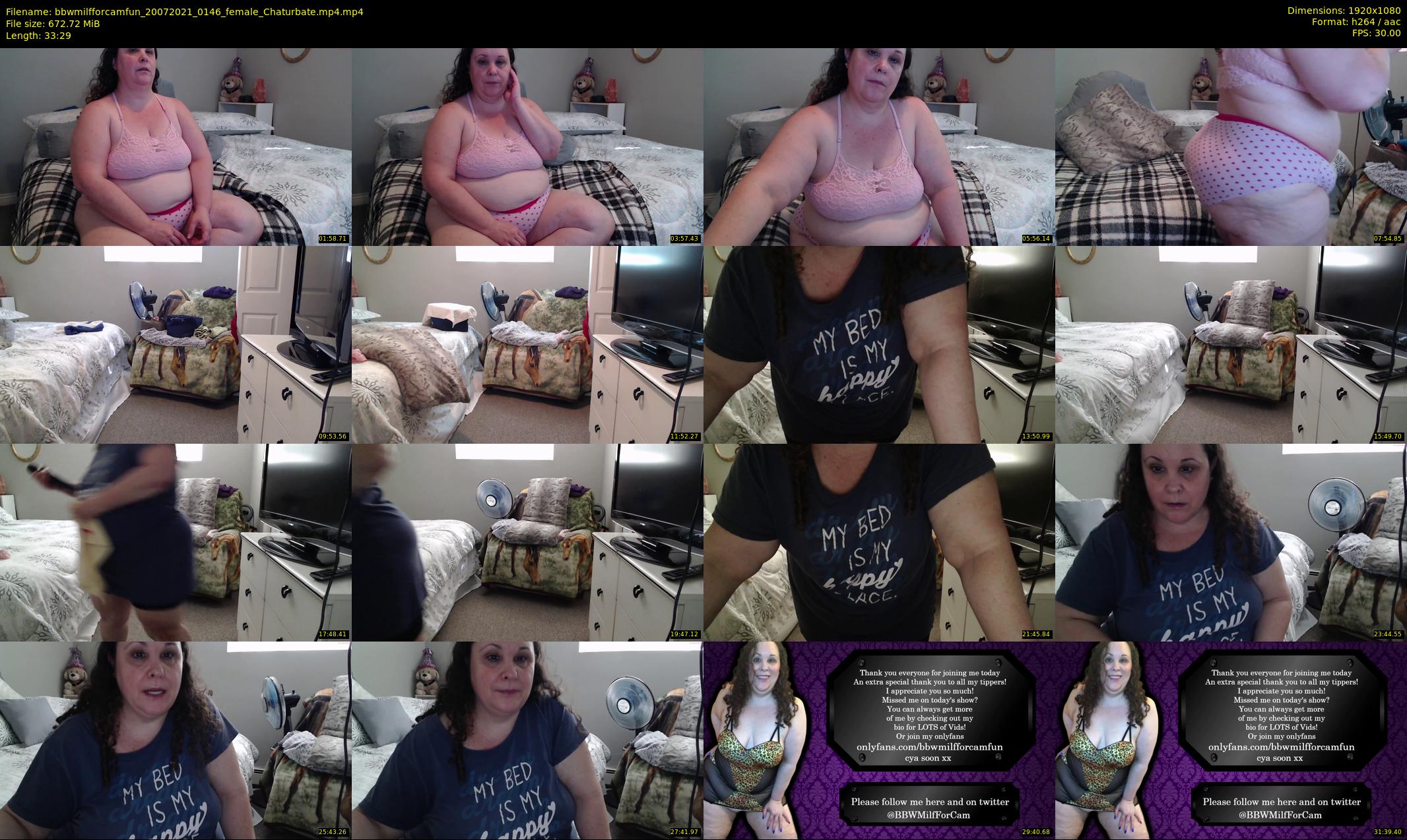 bbwmilfforcamfun — 34 minute Chaturbate female cam show recording, 1080p, Jul 20, 2021