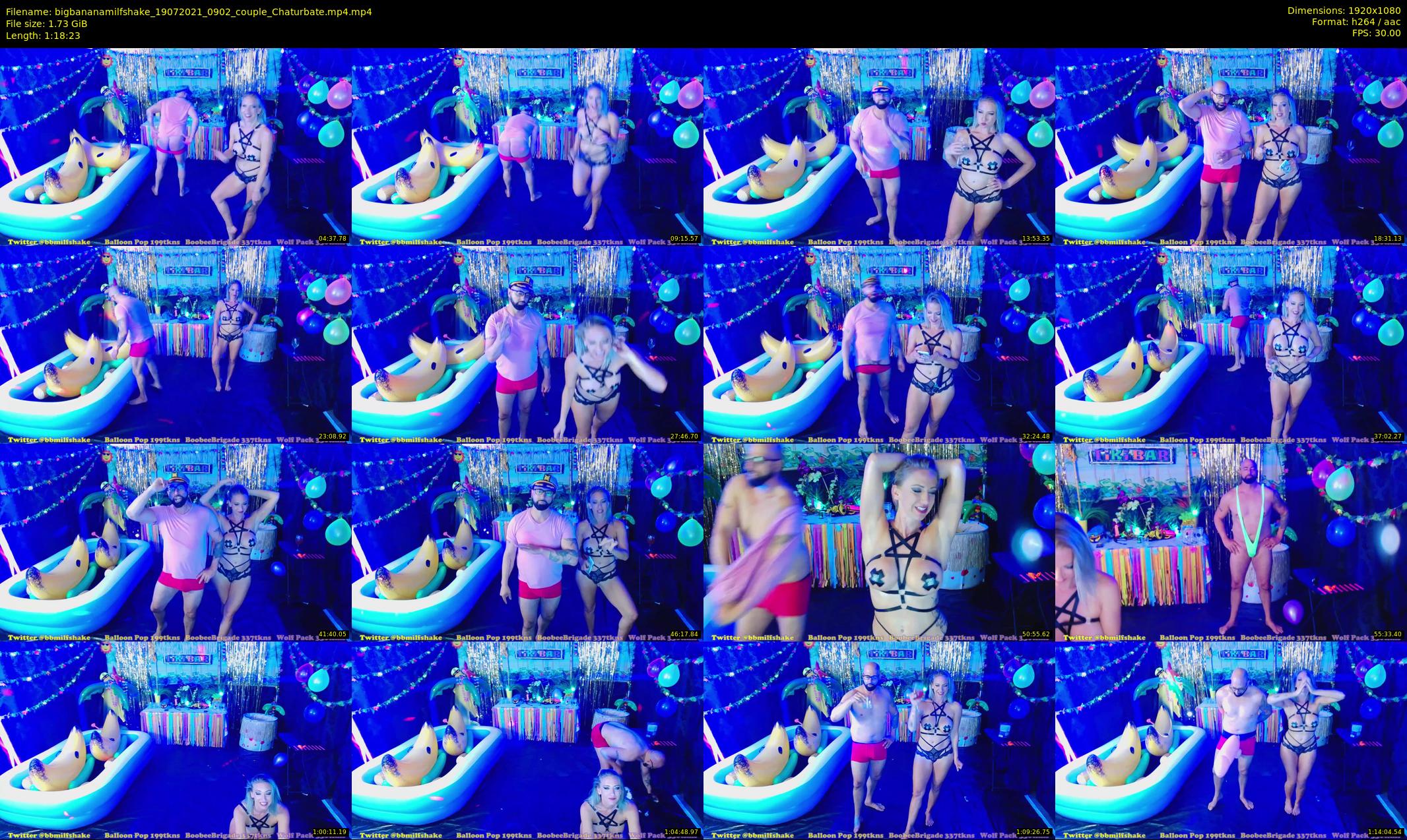 bigbananamilfshake — 79 minute Chaturbate couple cam show recording, 1080p, Jul 19, 2021