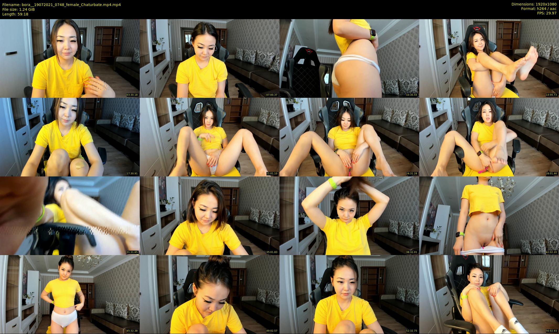 bora_ — 60 minute Chaturbate female cam show recording, 1080p, Jul 19, 2021