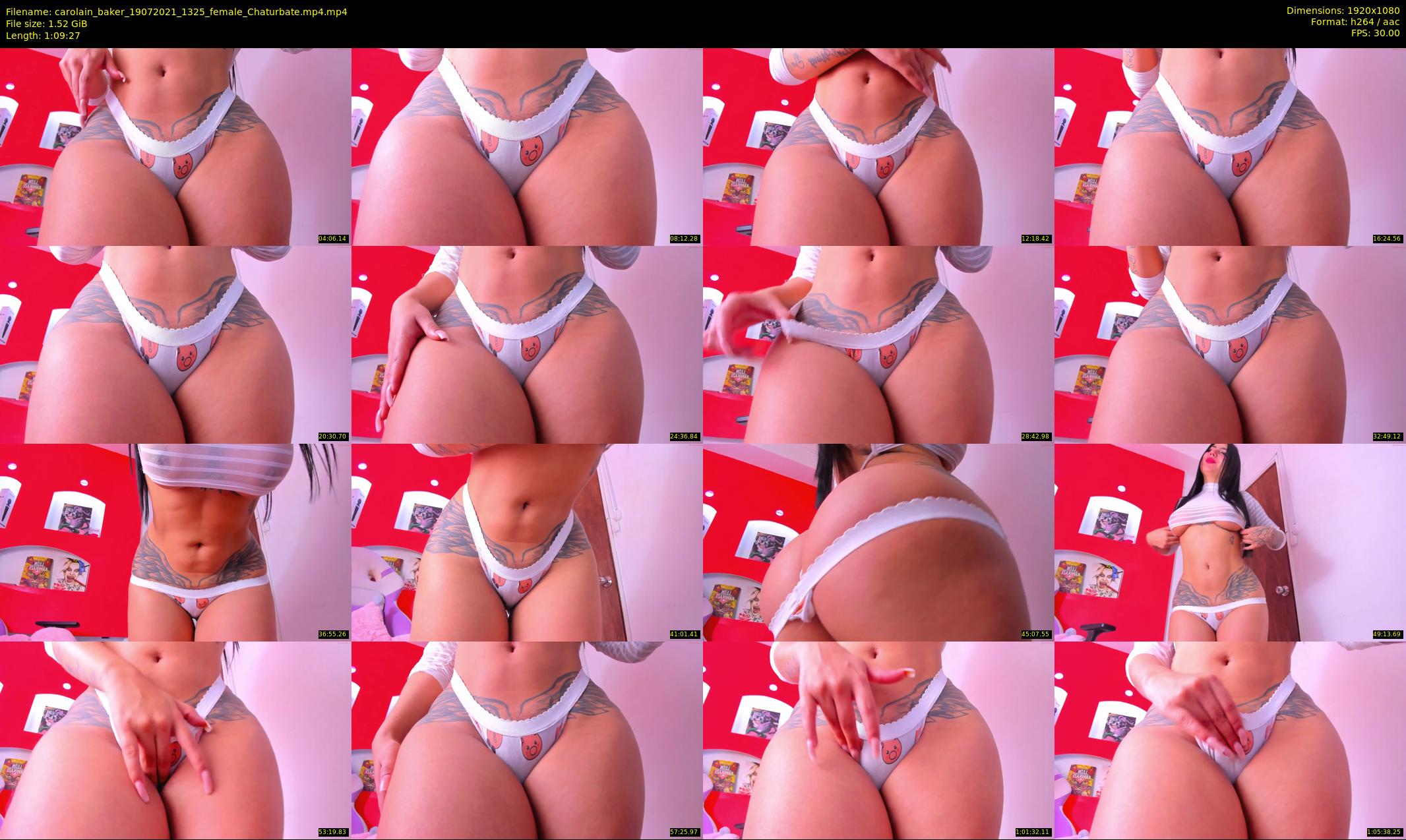 carolain_baker — 70 minute Chaturbate female cam show recording, 1080p, Jul 19, 2021