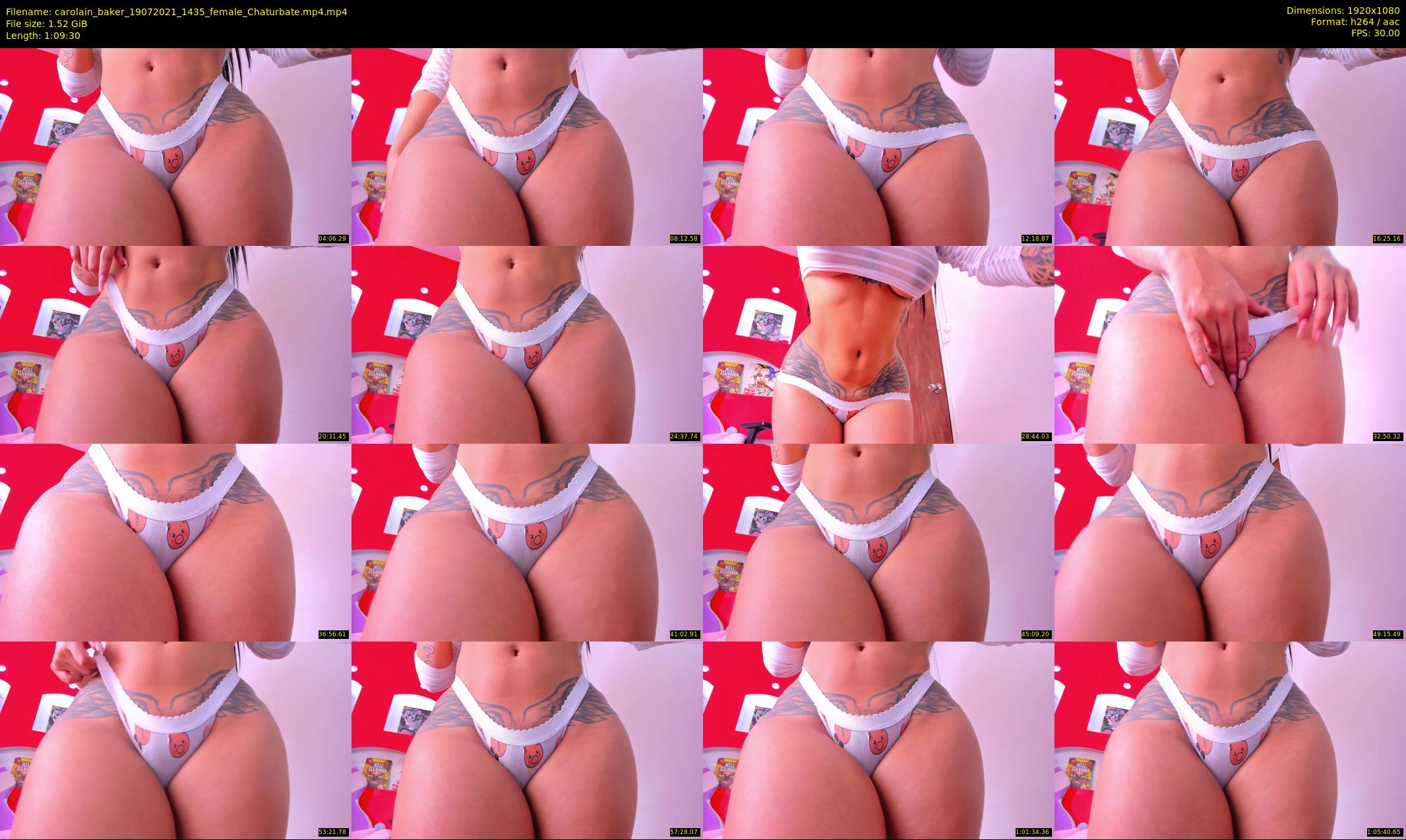 carolain_baker — 70 minute Chaturbate female cam show recording, 1080p, Jul 19, 2021