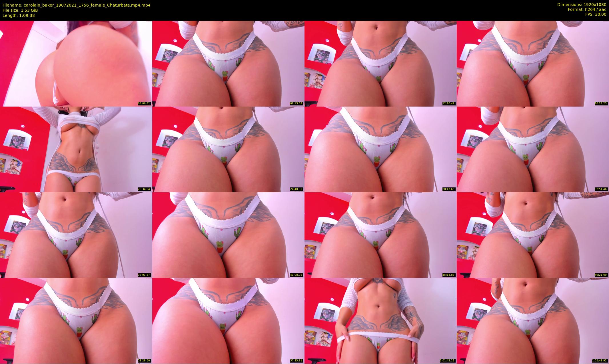 carolain_baker — 70 minute Chaturbate female cam show recording, 1080p, Jul 19, 2021