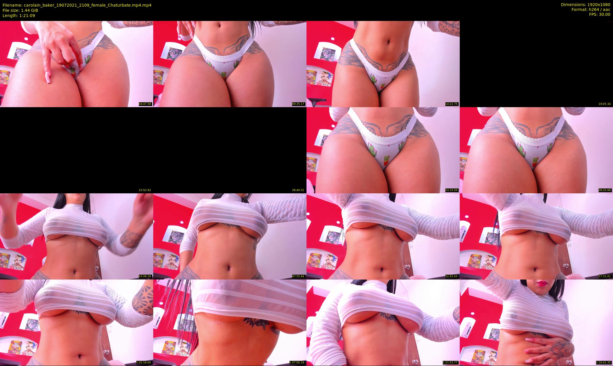 carolain_baker — 82 minute Chaturbate female cam show recording, 1080p, Jul 19, 2021