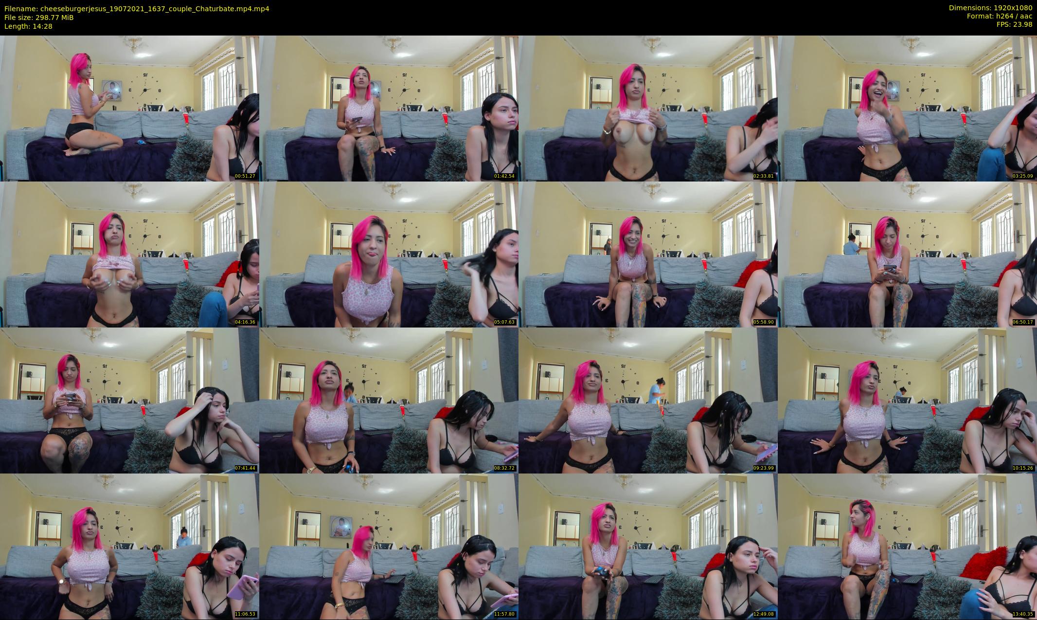 cheeseburgerjesus — 15 minute Chaturbate couple cam show recording, 1080p, Jul 19, 2021
