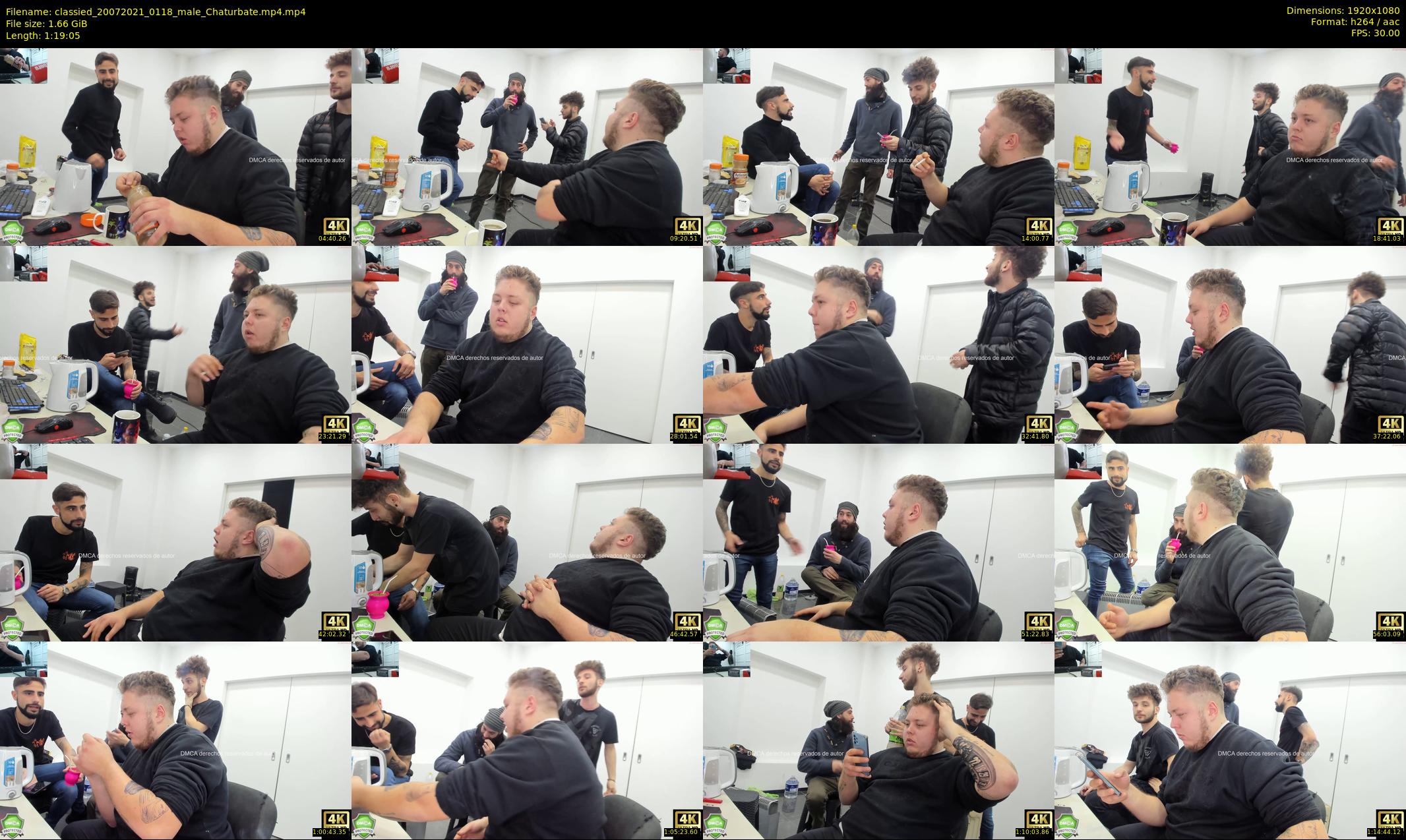 classied — 80 minute Chaturbate male cam show recording, 1080p, Jul 20, 2021