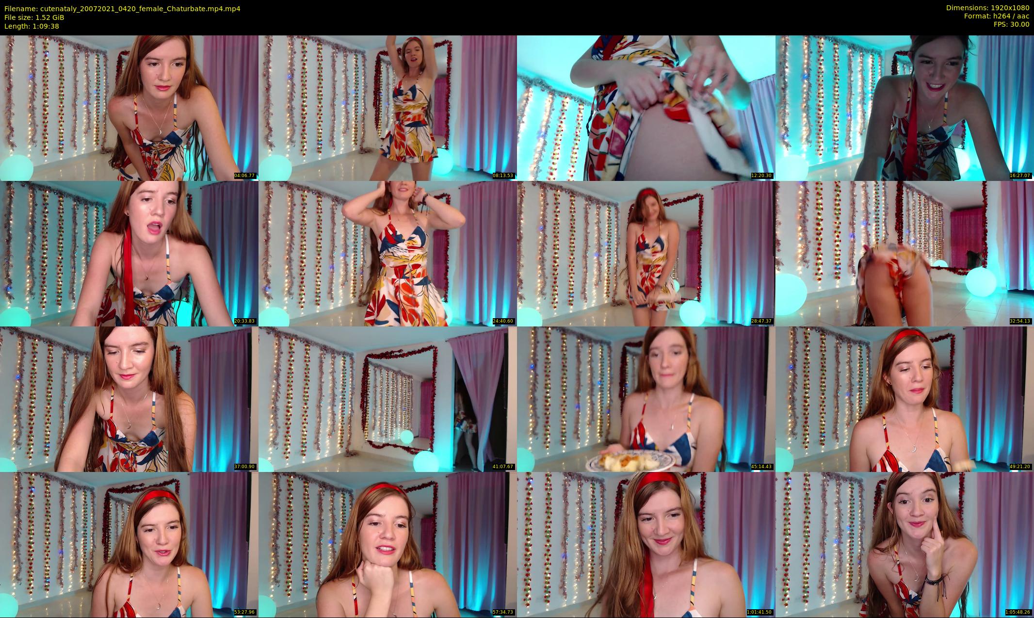 cutenataly — 70 minute Chaturbate female cam show recording, 1080p, Jul 20, 2021