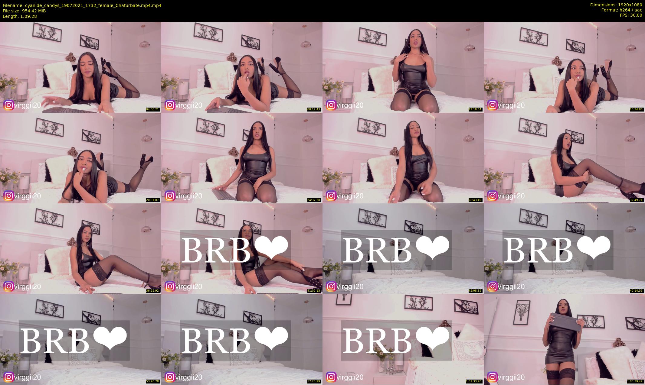 cyanide_candys — 70 minute Chaturbate female cam show recording, 1080p, Jul 19, 2021