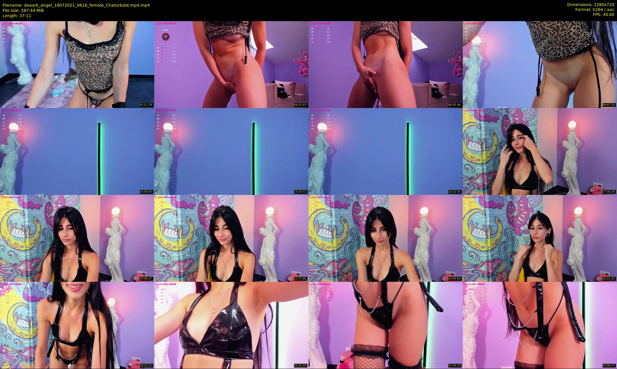daaark_angel — 38 minute Chaturbate female cam show recording, 720p, Jul 19, 2021