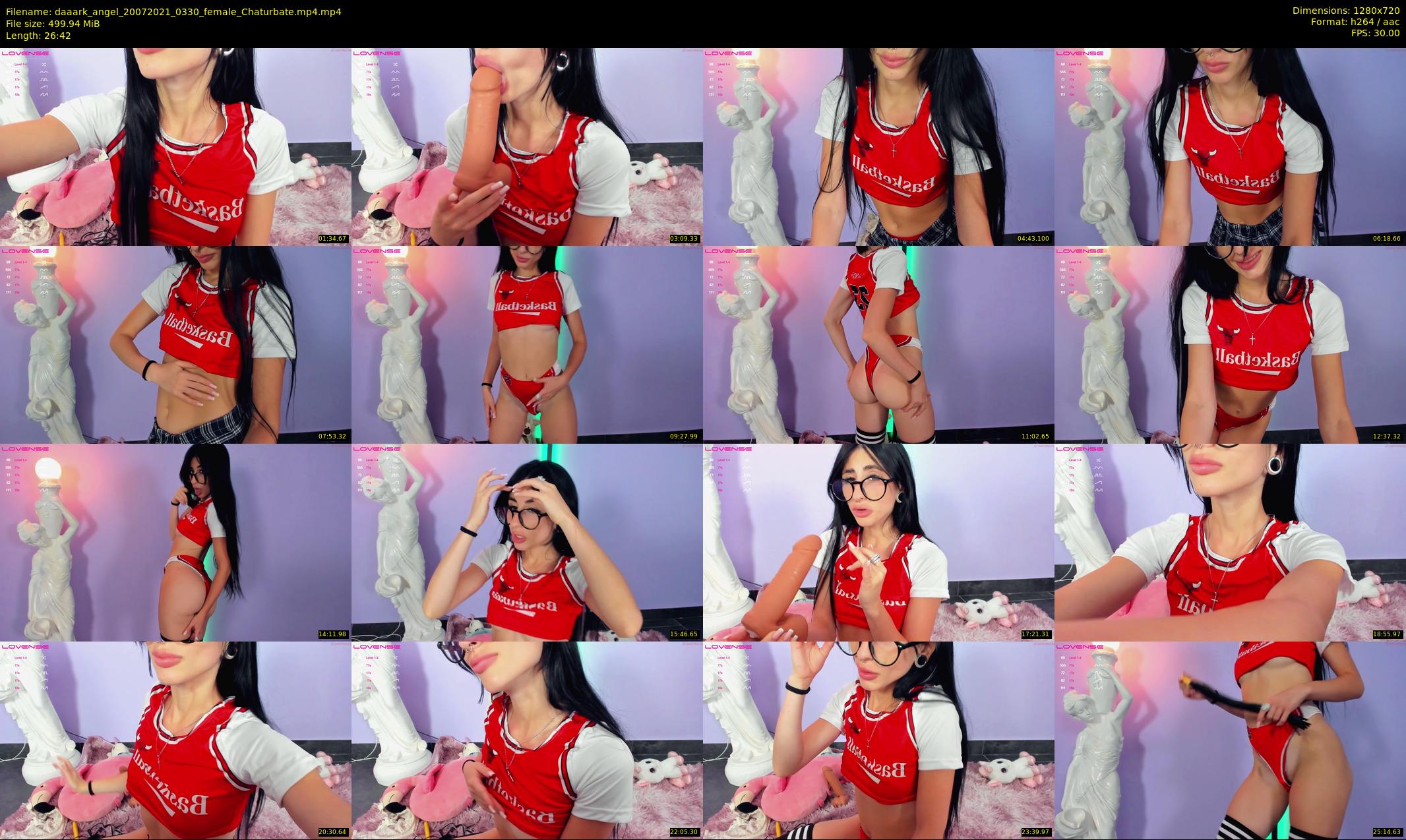 daaark_angel — 27 minute Chaturbate female cam show recording, 720p, Jul 20, 2021