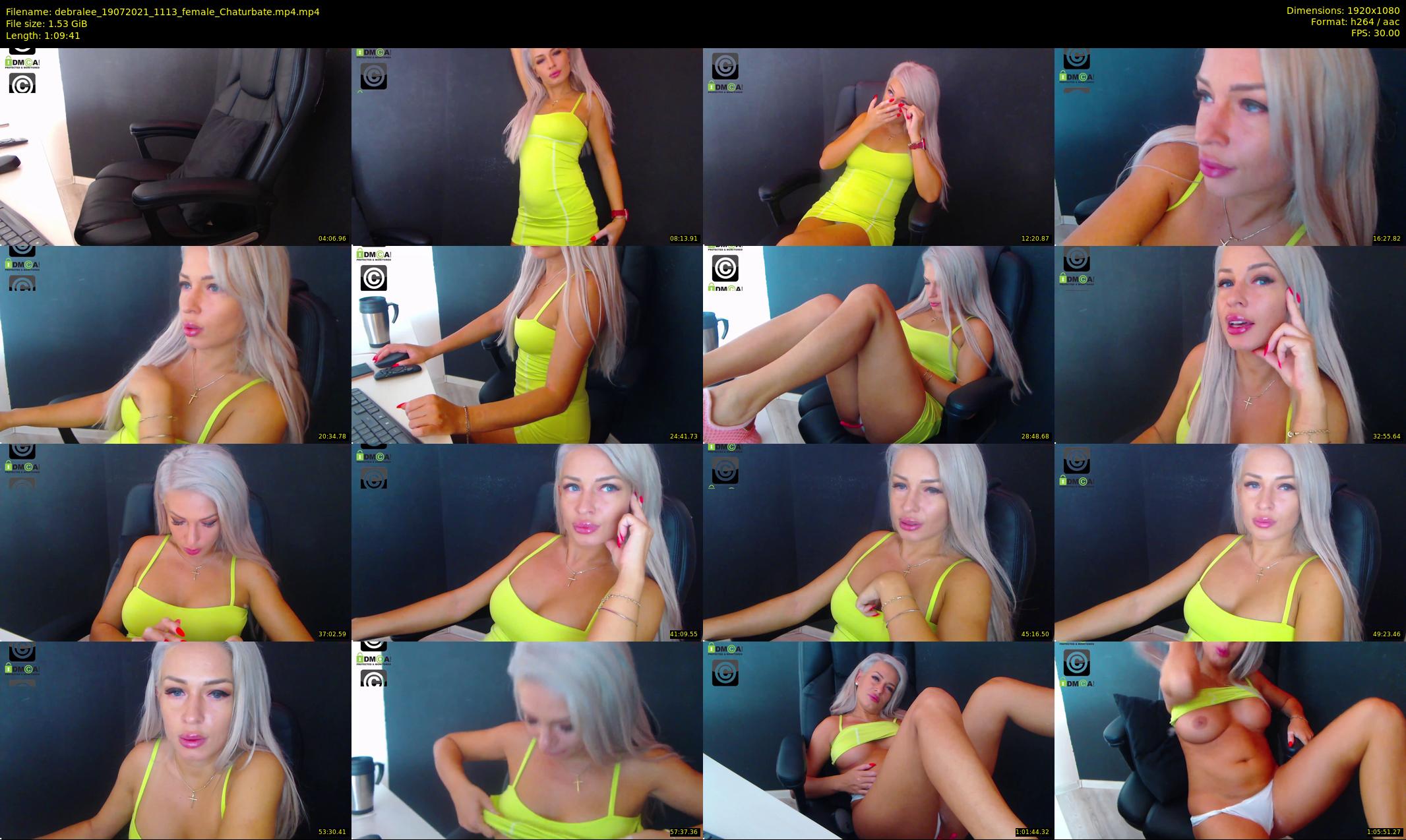 debralee — 70 minute Chaturbate female cam show recording, 1080p, Jul 19, 2021
