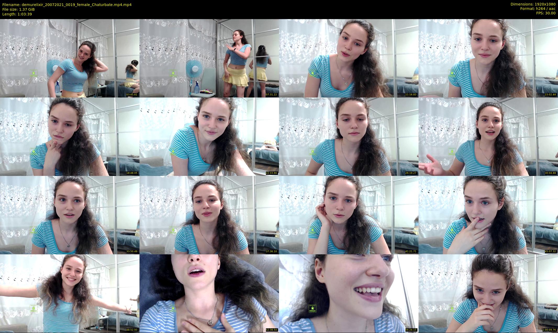 demurelixir — 64 minute Chaturbate female cam show recording, 1080p, Jul 20, 2021