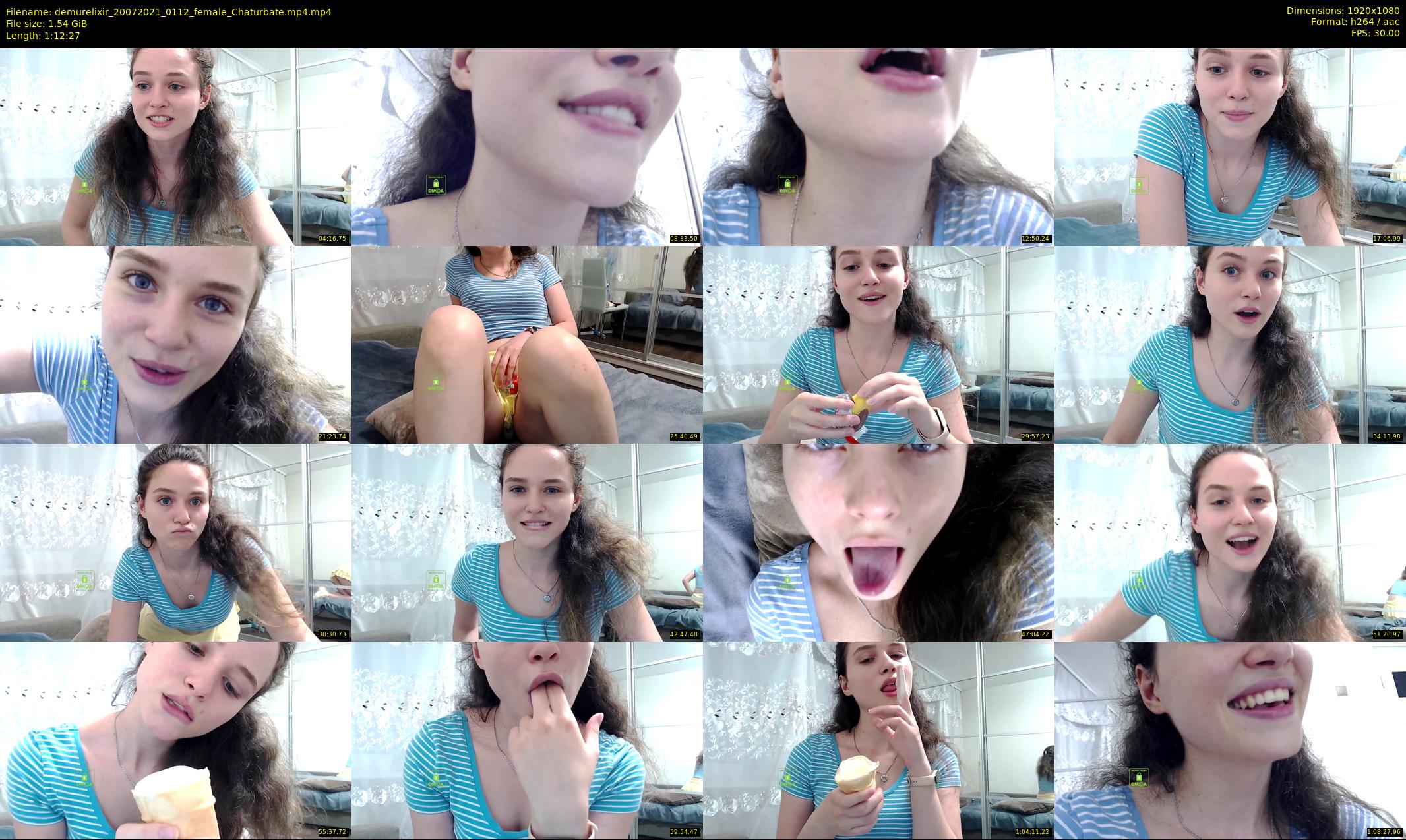 demurelixir — 73 minute Chaturbate female cam show recording, 1080p, Jul 20, 2021
