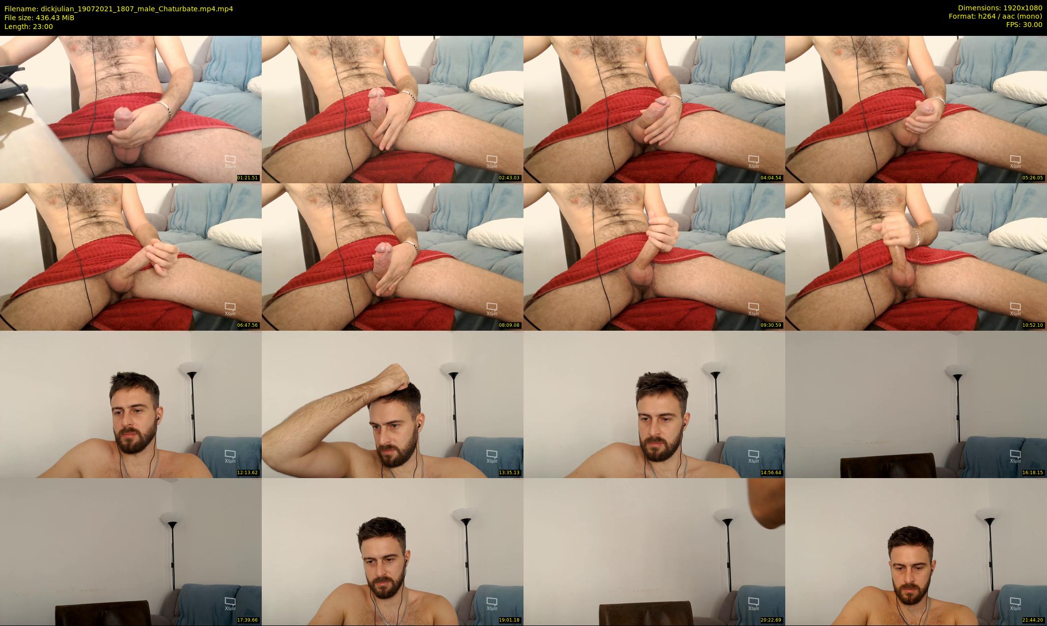 dickjulian — 23 minute Chaturbate male cam show recording, 1080p, Jul 19, 2021