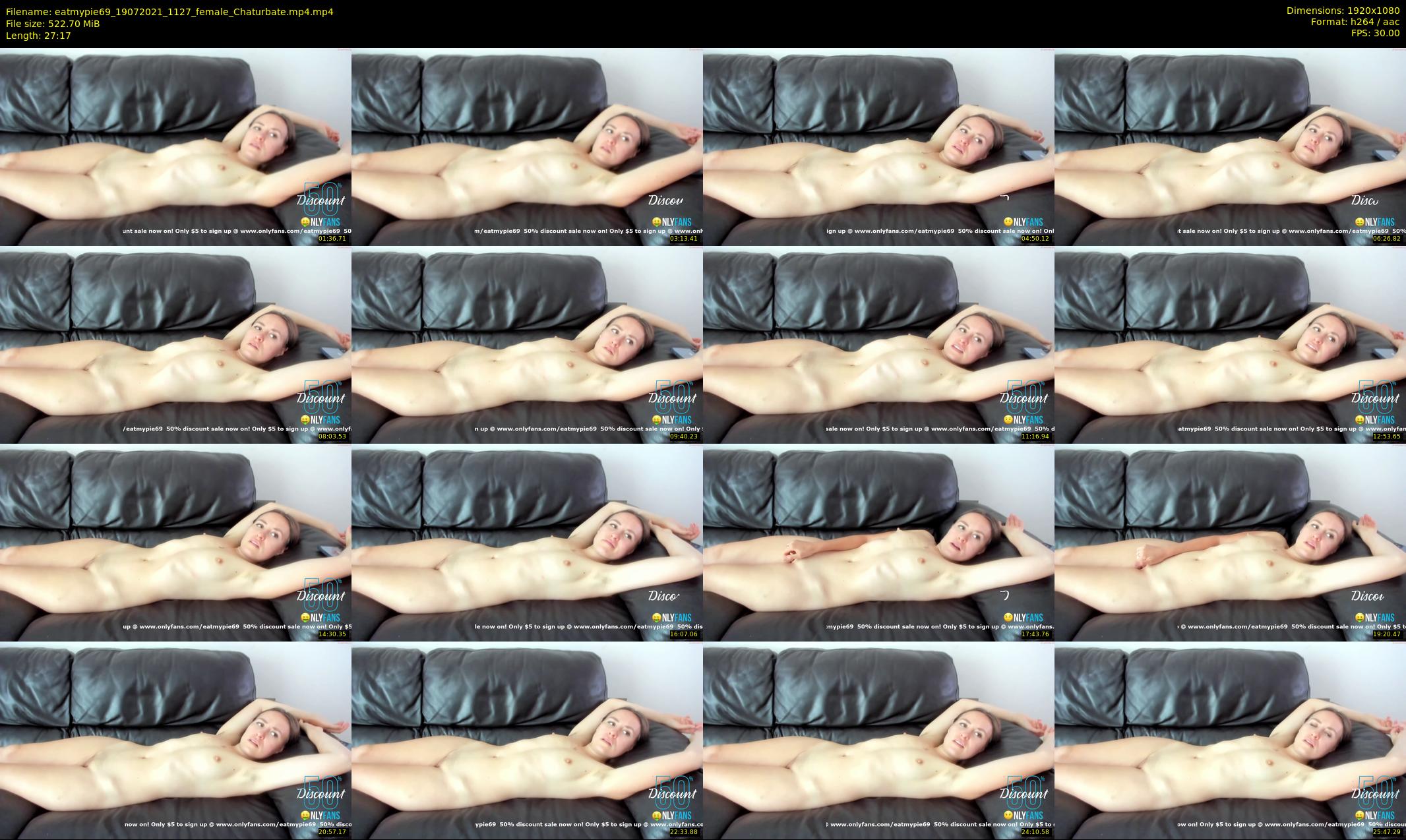 eatmypie69 — 28 minute Chaturbate female cam show recording, 1080p, Jul 19, 2021
