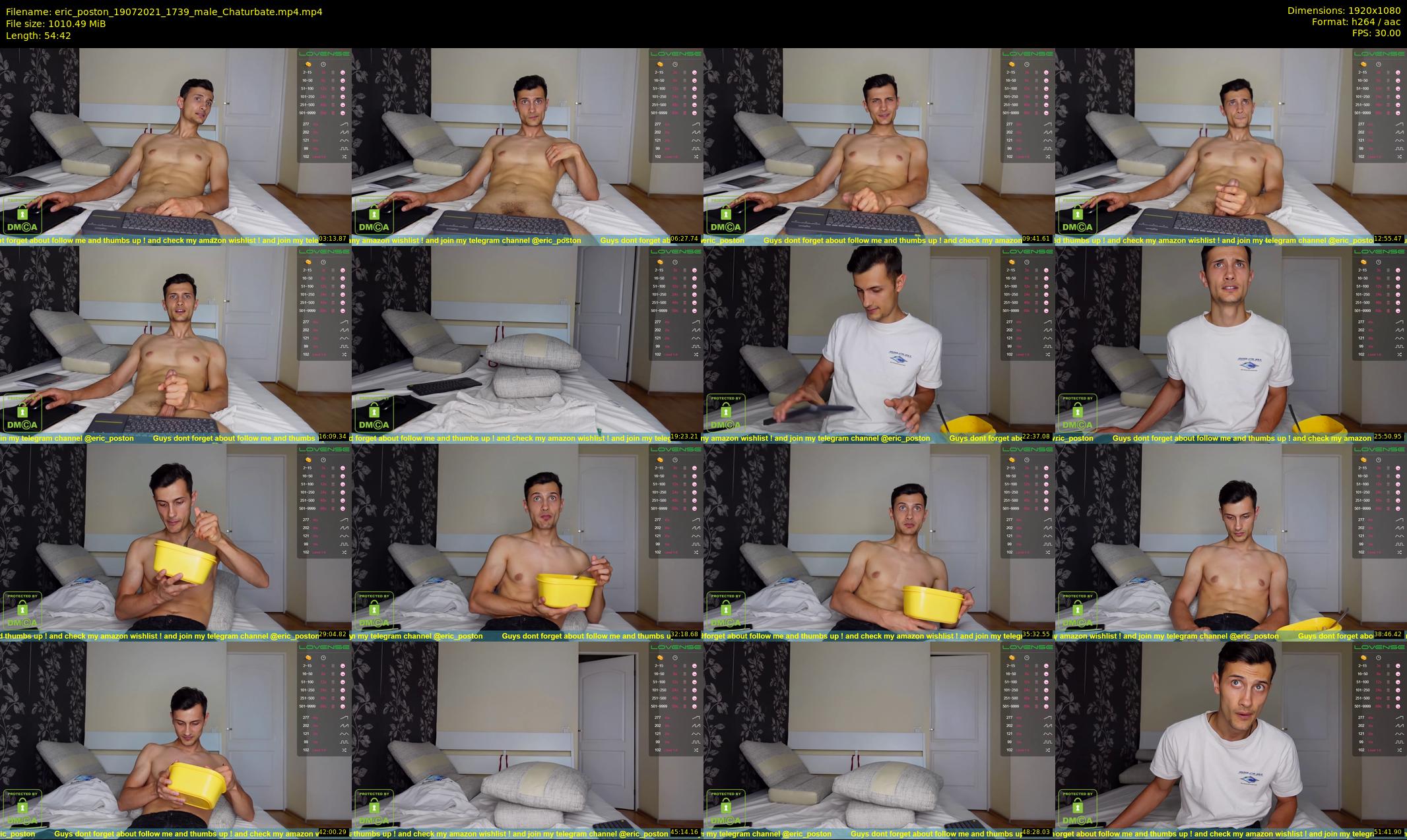 eric_poston — 55 minute Chaturbate male cam show recording, 1080p, Jul 19, 2021