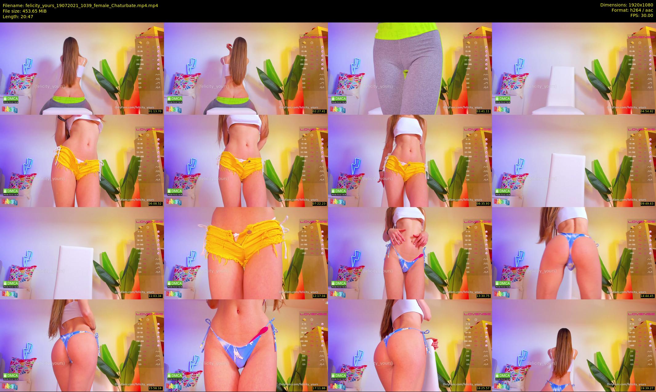 felicity_yours — 21 minute Chaturbate female cam show recording, 1080p, Jul 19, 2021