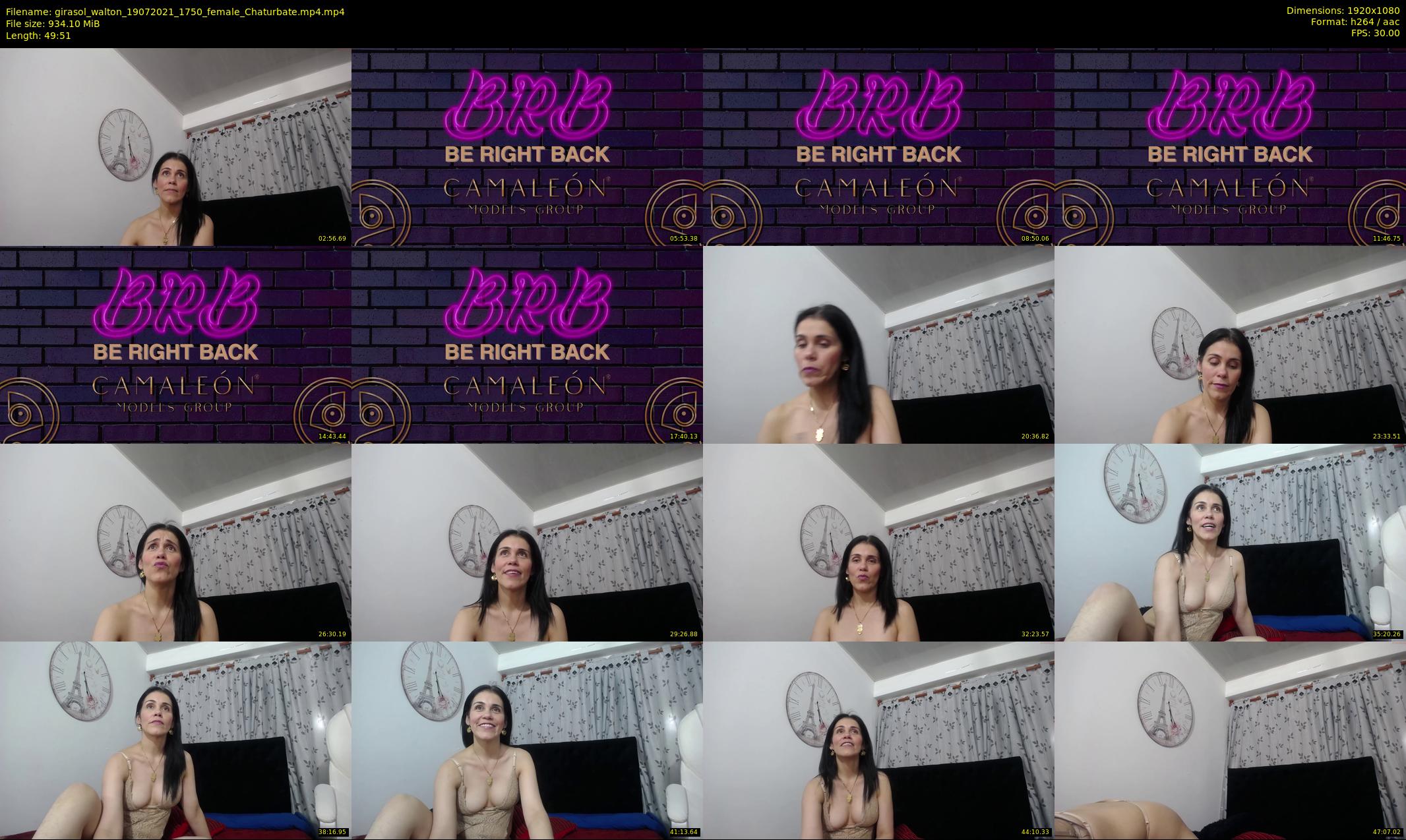 girasol_walton — 50 minute Chaturbate female cam show recording, 1080p, Jul 19, 2021