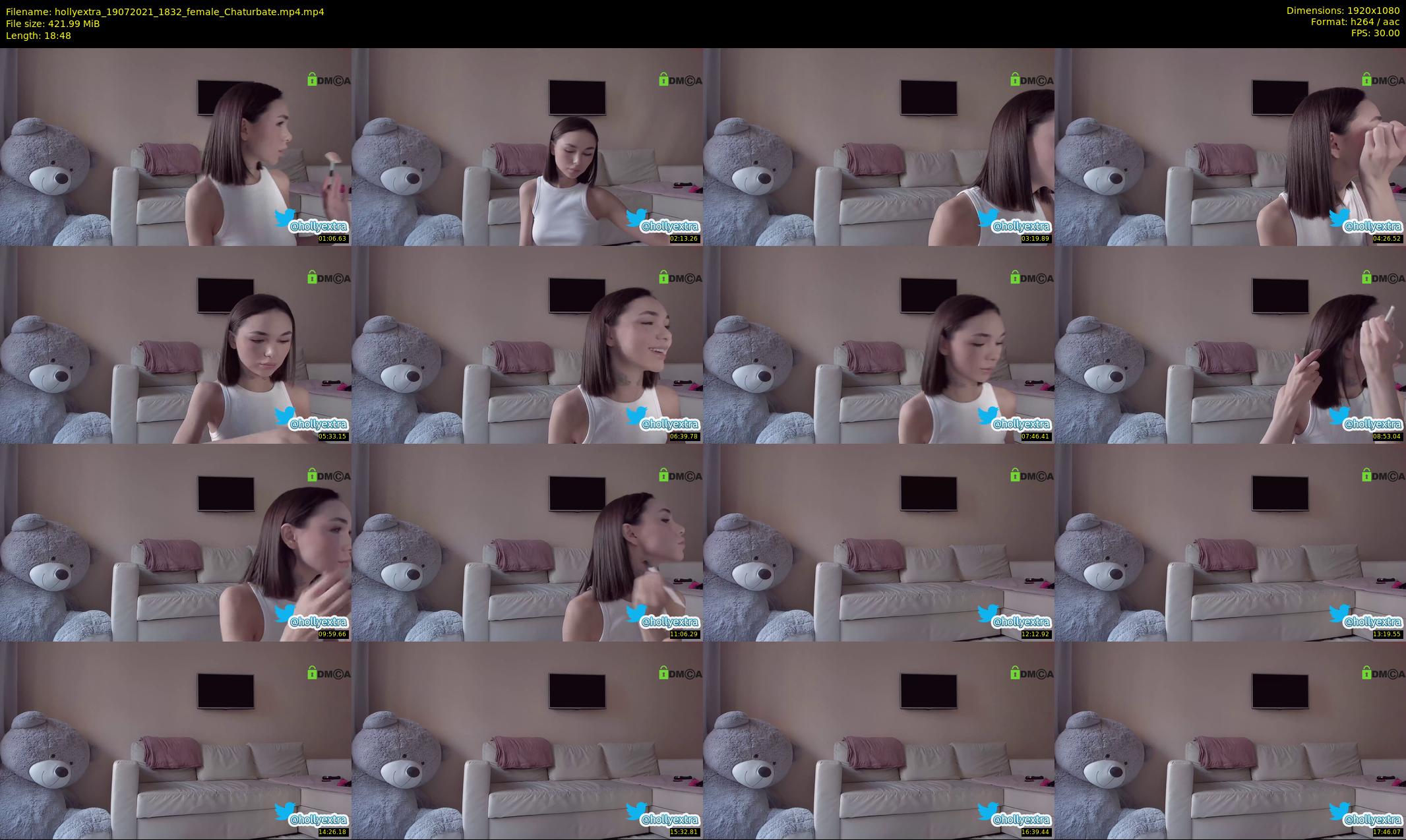 hollyextra — 19 minute Chaturbate female cam show recording, 1080p, Jul 19, 2021
