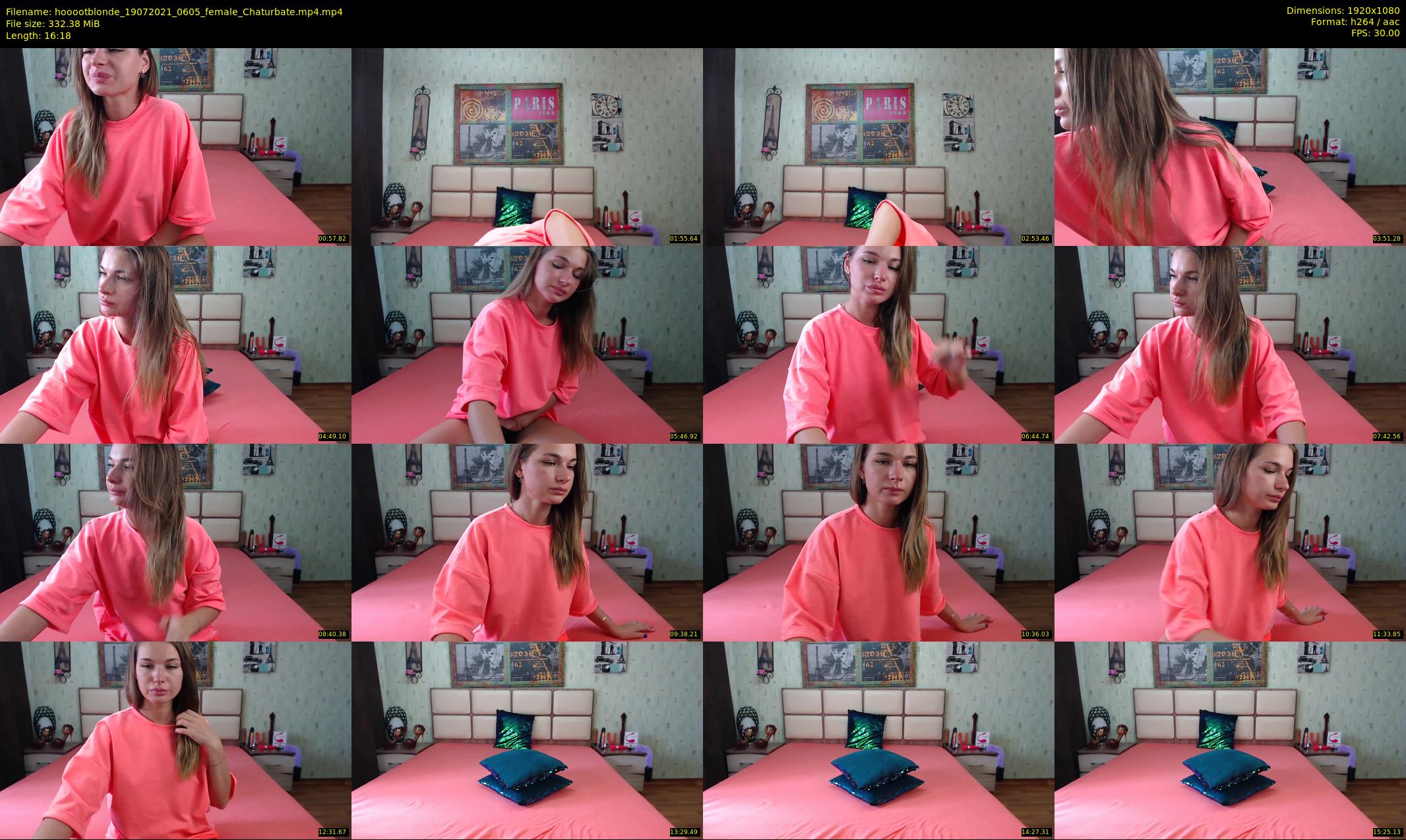 hooootblonde — 17 minute Chaturbate female cam show recording, 1080p, Jul 19, 2021