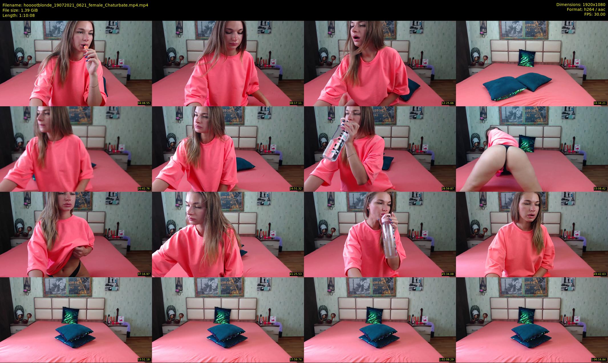 hooootblonde — 71 minute Chaturbate female cam show recording, 1080p, Jul 19, 2021