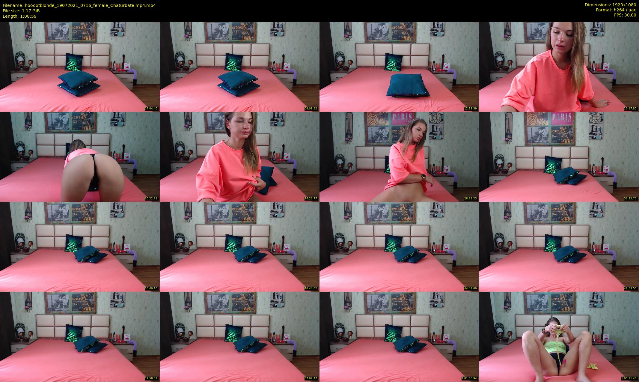 hooootblonde — 69 minute Chaturbate female cam show recording, 1080p, Jul 19, 2021