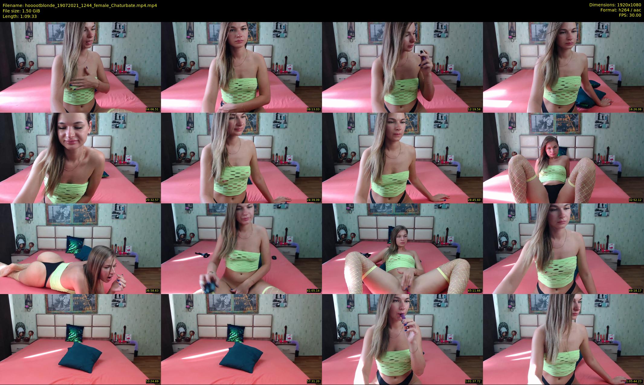 hooootblonde — 70 minute Chaturbate female cam show recording, 1080p, Jul 19, 2021