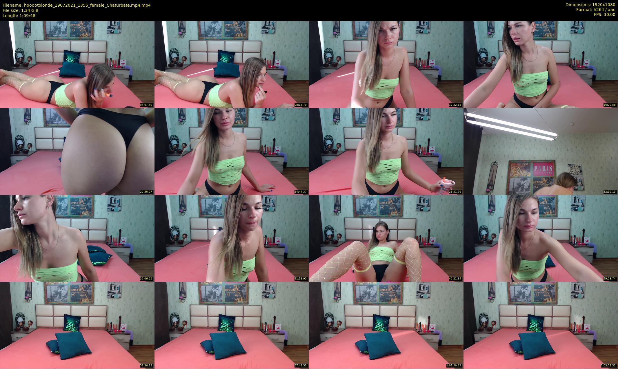 hooootblonde — 70 minute Chaturbate female cam show recording, 1080p, Jul 19, 2021