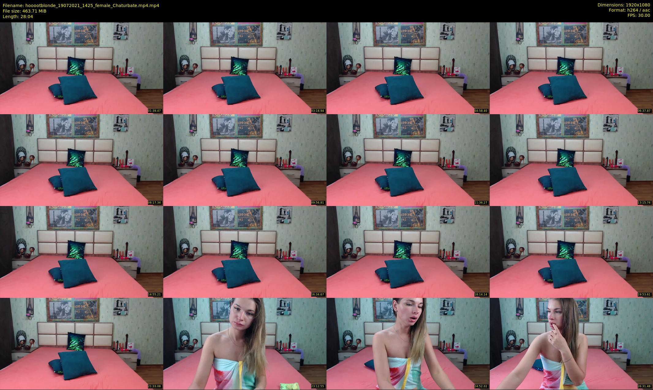 hooootblonde — 29 minute Chaturbate female cam show recording, 1080p, Jul 19, 2021