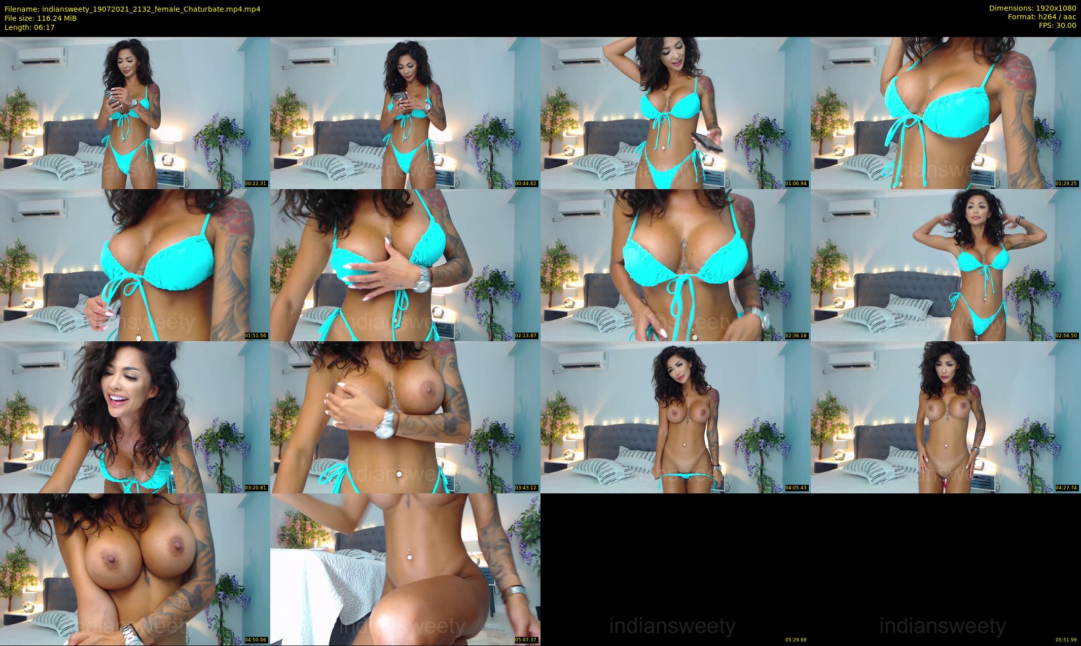 indiansweety — 7 minute Chaturbate female cam show recording, 1080p, Jul 19, 2021