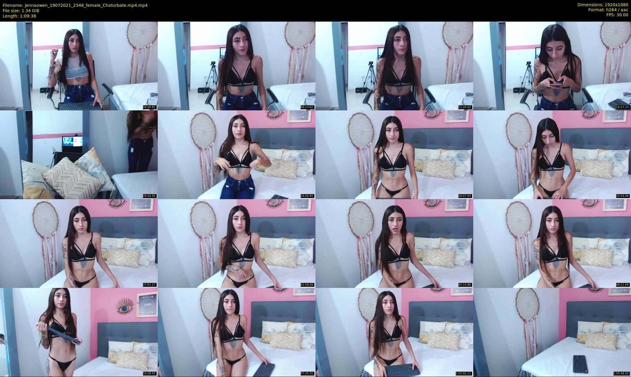 jennaowen — 70 minute Chaturbate female cam show recording, 1080p, Jul 19, 2021