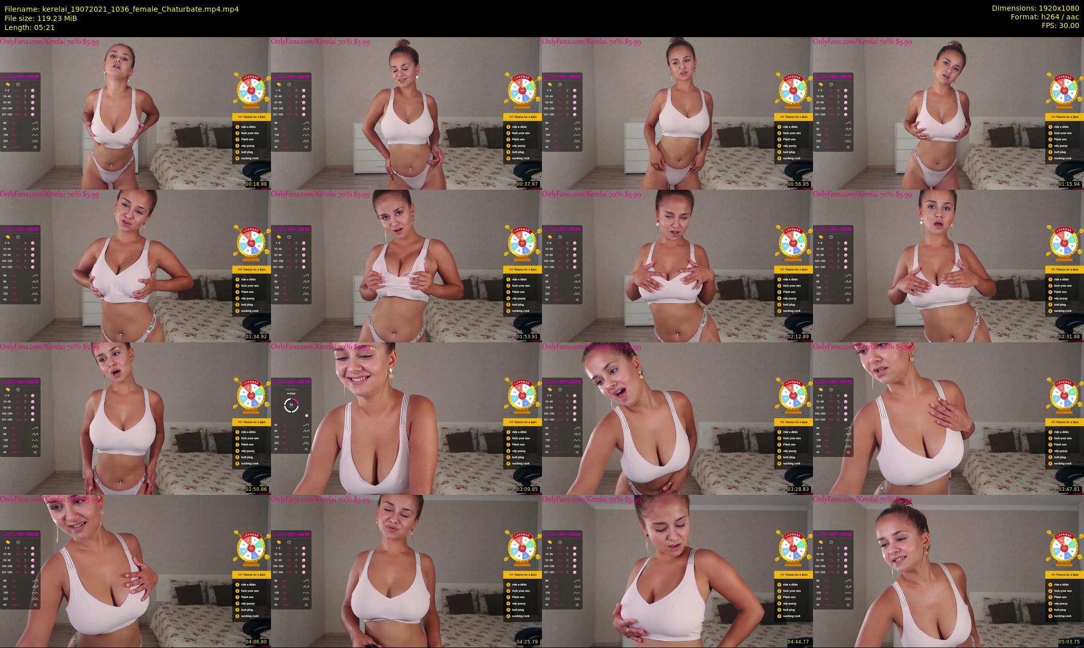 kerelai — 6 minute Chaturbate female cam show recording, 1080p, Jul 19, 2021