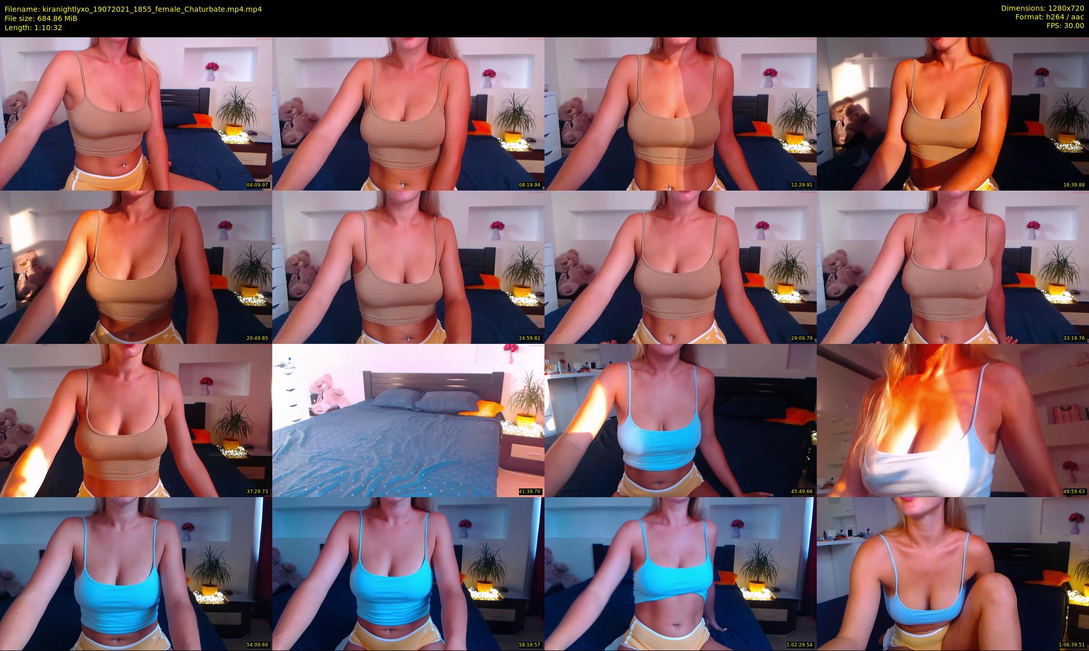 kiranightlyxo — 71 minute Chaturbate female cam show recording, 720p, Jul 19, 2021