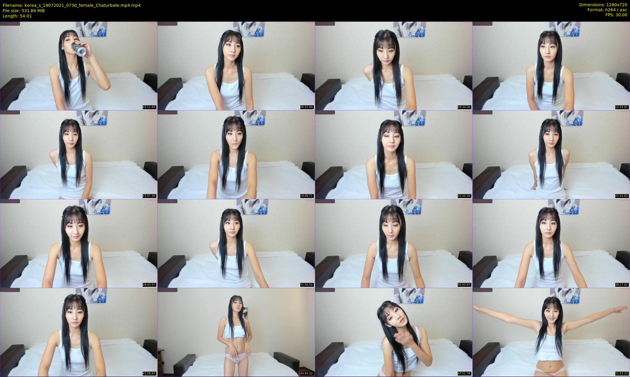 korea_s — 55 minute Chaturbate female cam show recording, 720p, Jul 19, 2021